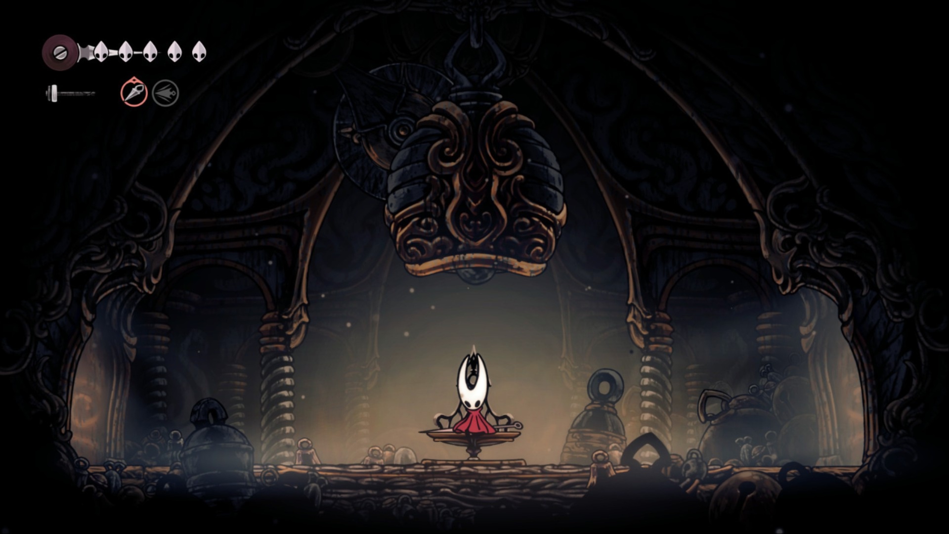 Saving game in Hollow Knight Silksong [Source: Team Cherry]
