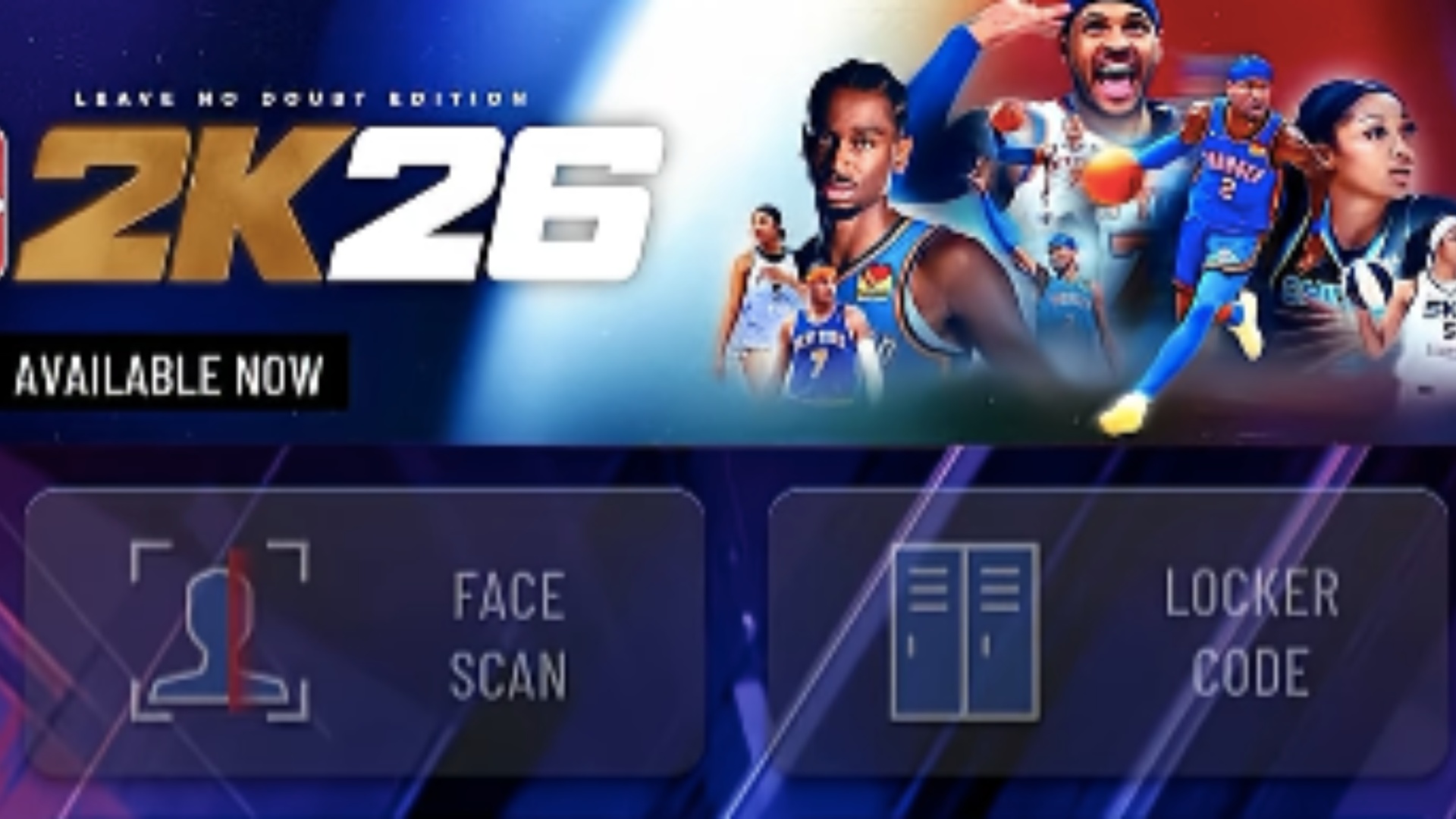 Choose the Scan Your Face option (Image via 2K | RipitRandy/YouTube)