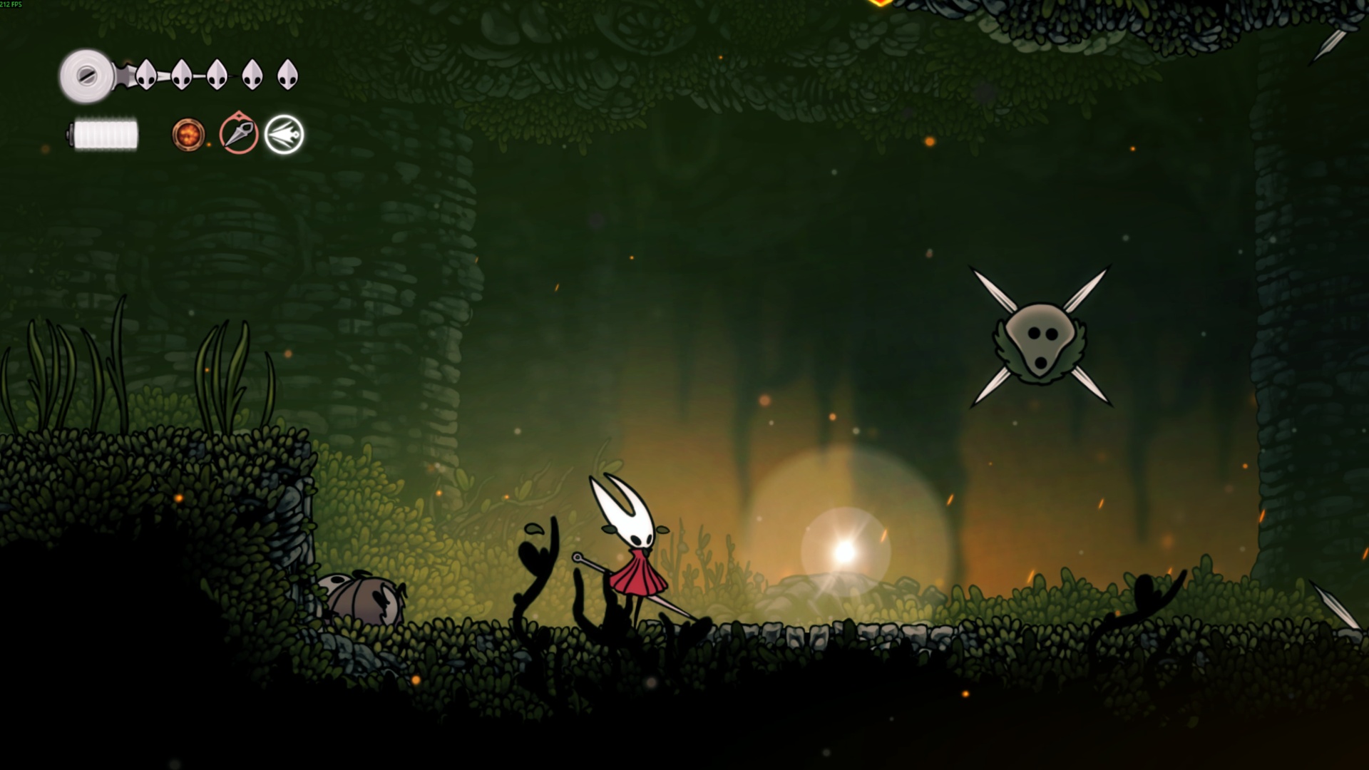 Beat the Hokers for Spice Cores in Hollow Knight Silksong (Image via Team Cherry | Deltia’s Gaming)