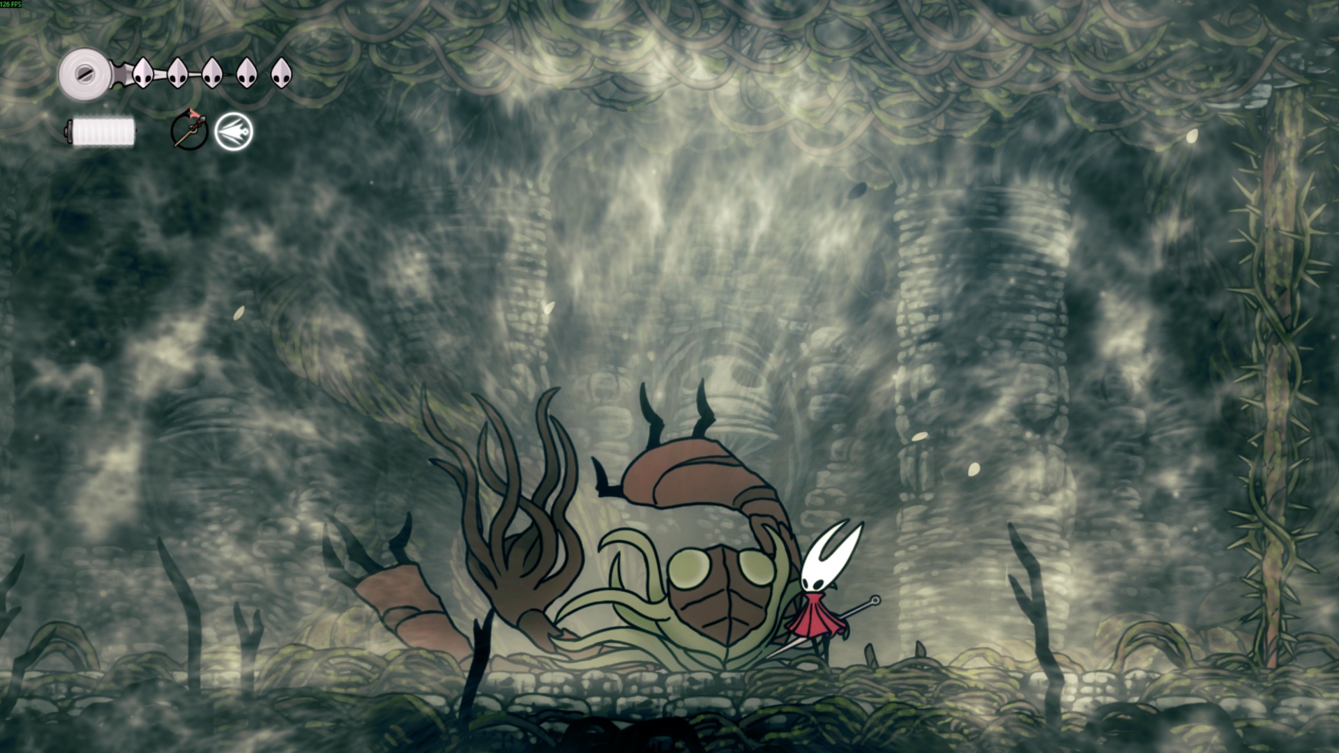 Defeat the ruler of the woods (Image via Team Cherry | Deltia’s Gaming)