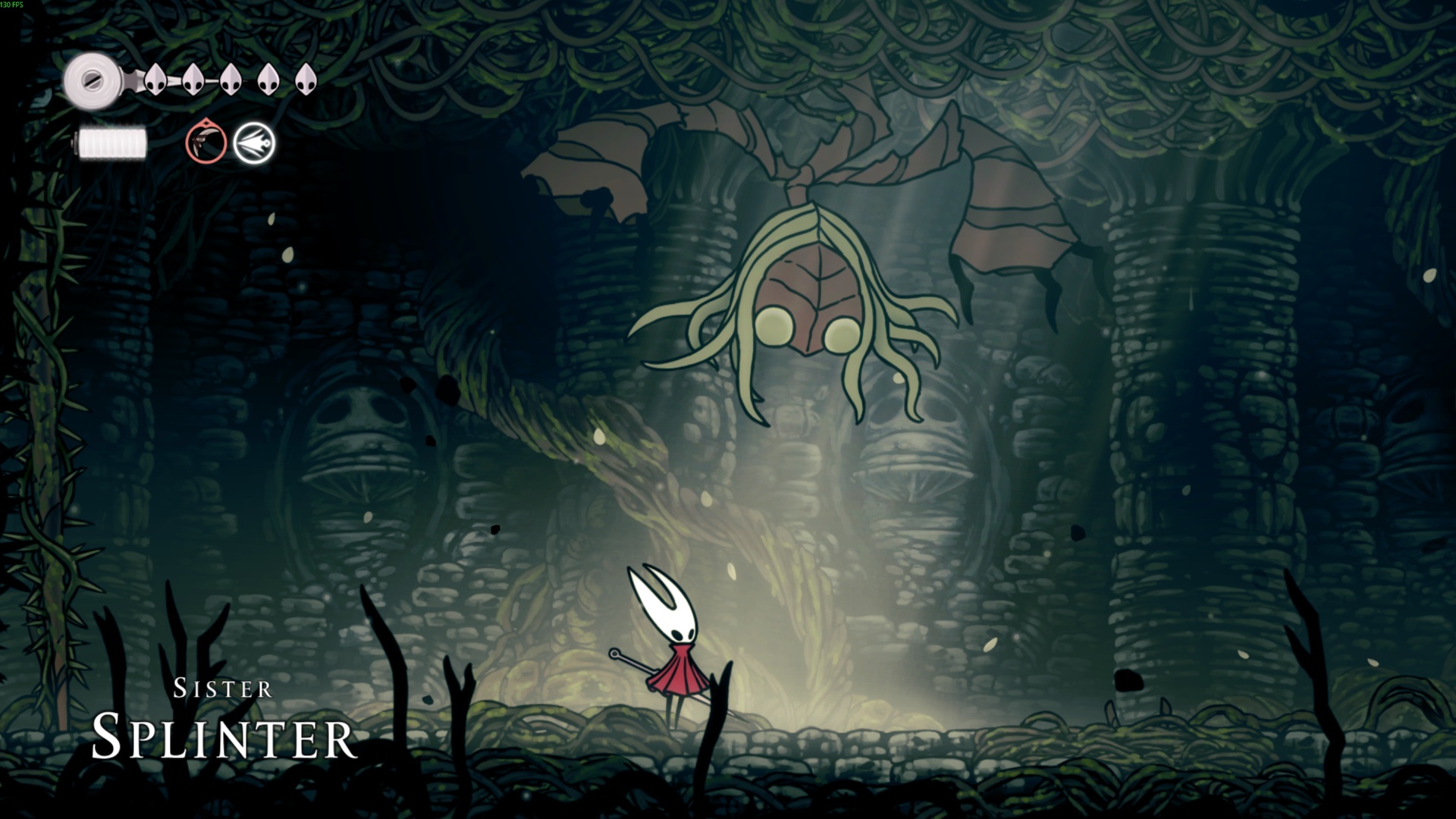 Beat Sister Splinter in Hollow Knight Silksong (Image via Team Cherry | Deltia’s Gaming)
