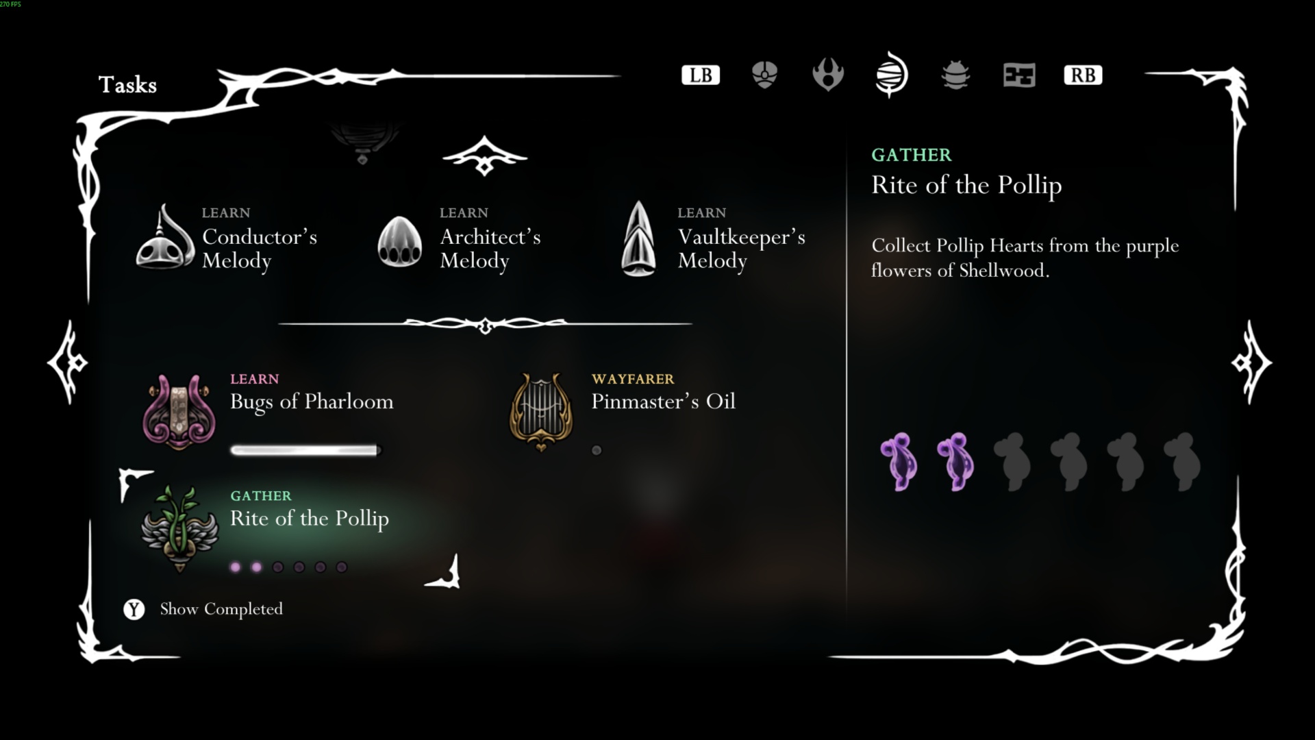 Complete the Rite of the Pollip Wish (Image via Team Cherry | Deltia’s Gaming)