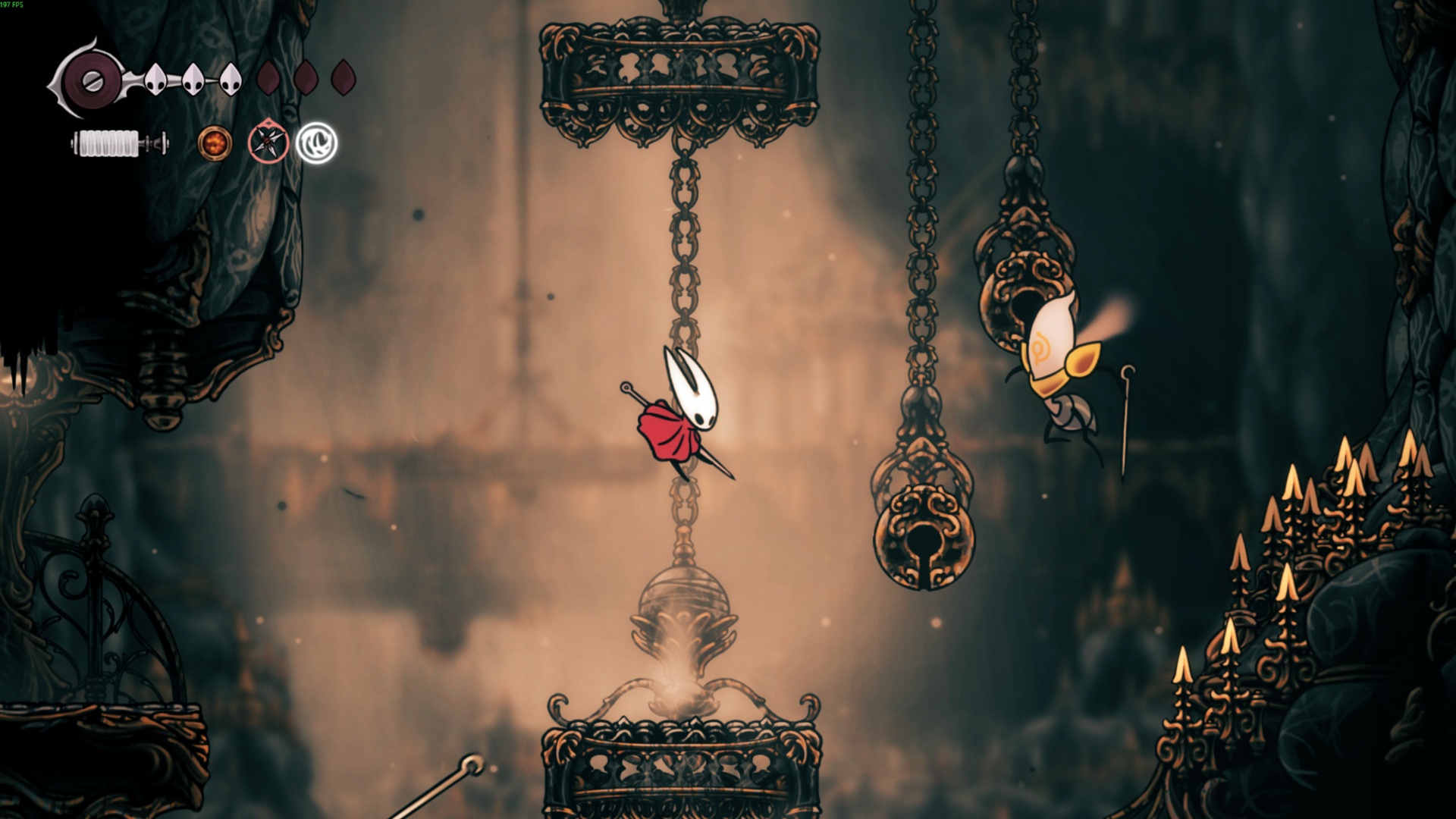 Complete the Cloaks of the Choir wish in Hollow Knight Silksong (Image via Team Cherry | Deltia’s Gaming)