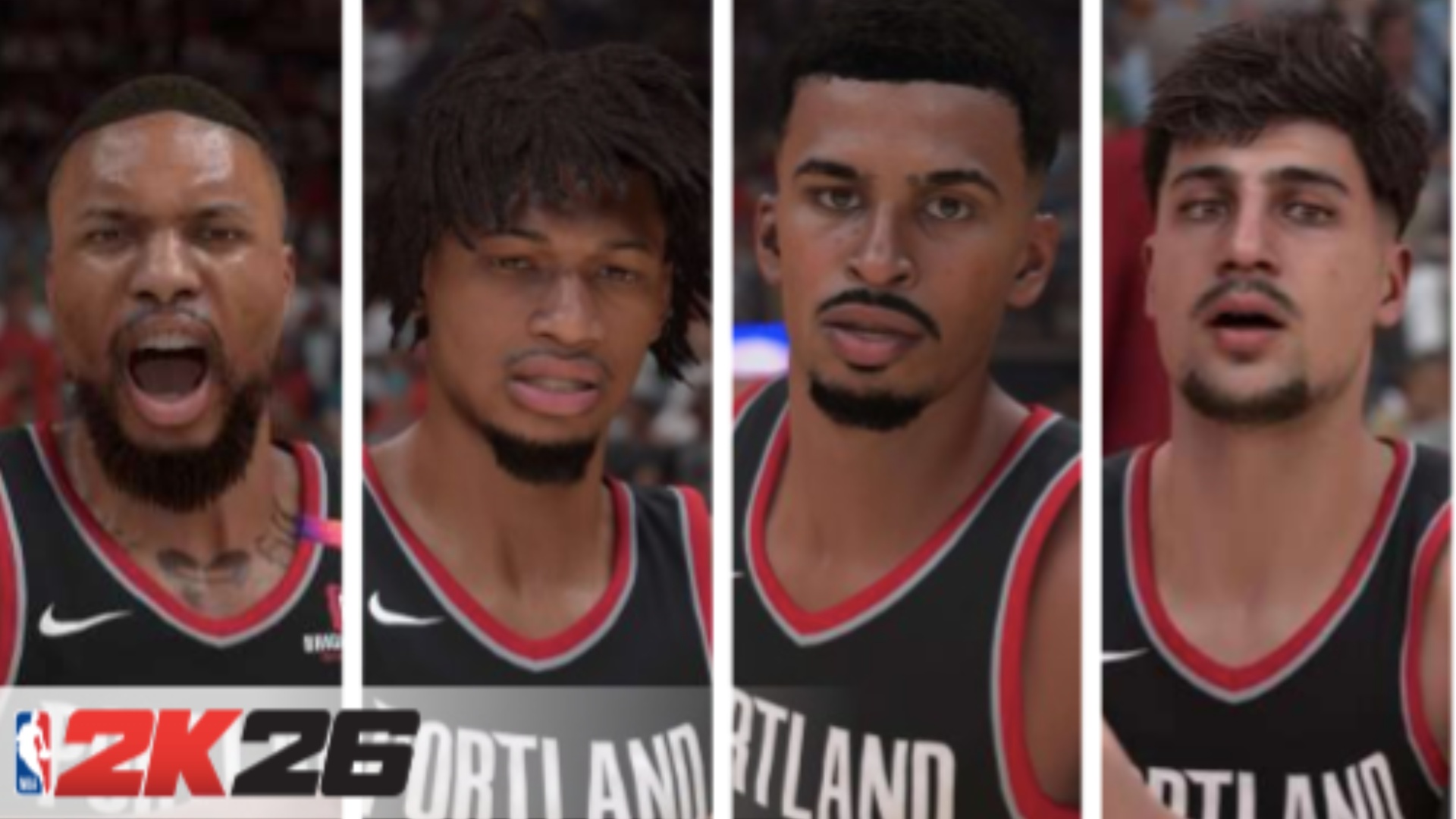 Portland Trail Blazers in the game (Image via 2K)