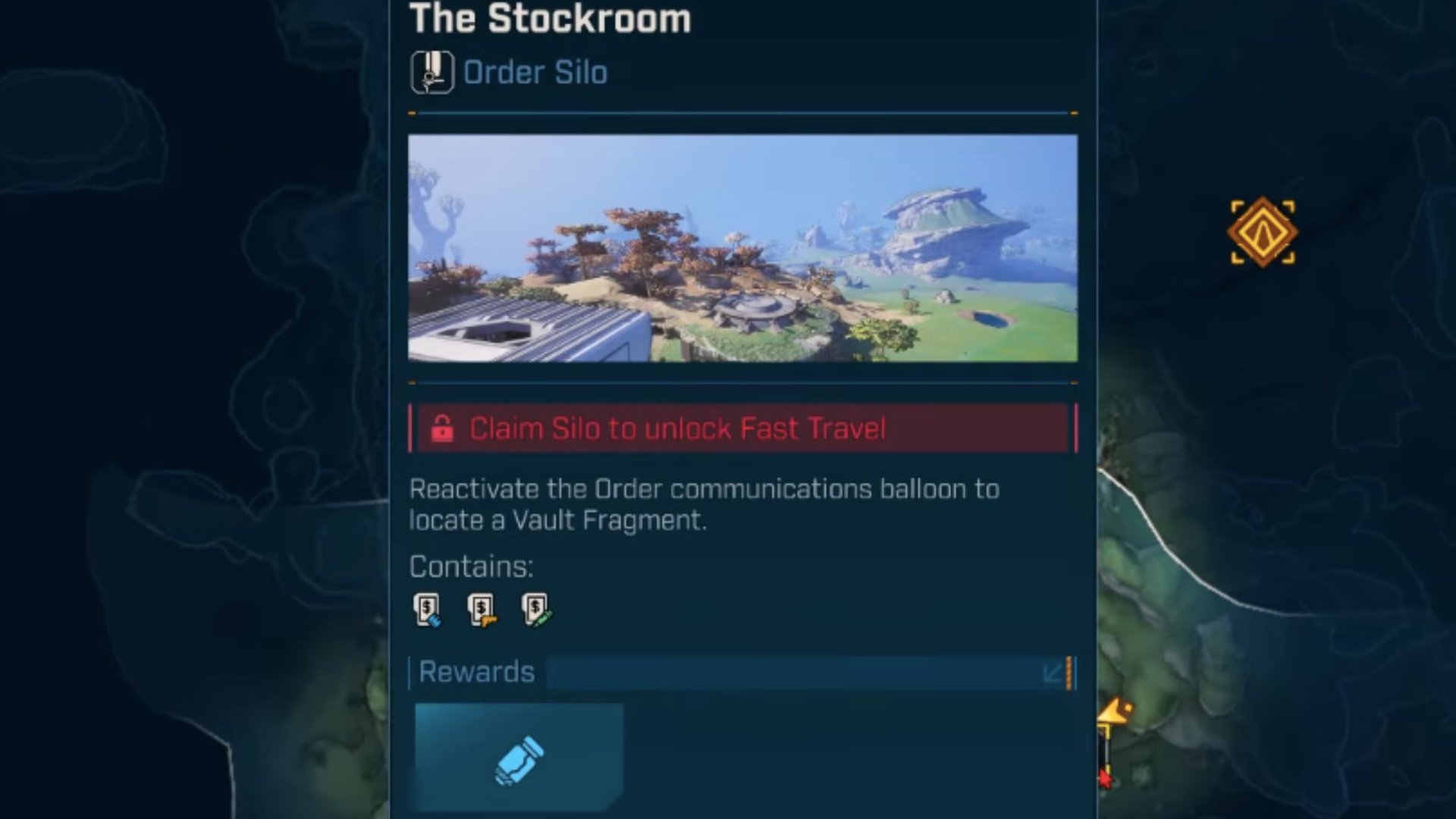 Silos can help you find the nearby vault fragments (Image via 2K)