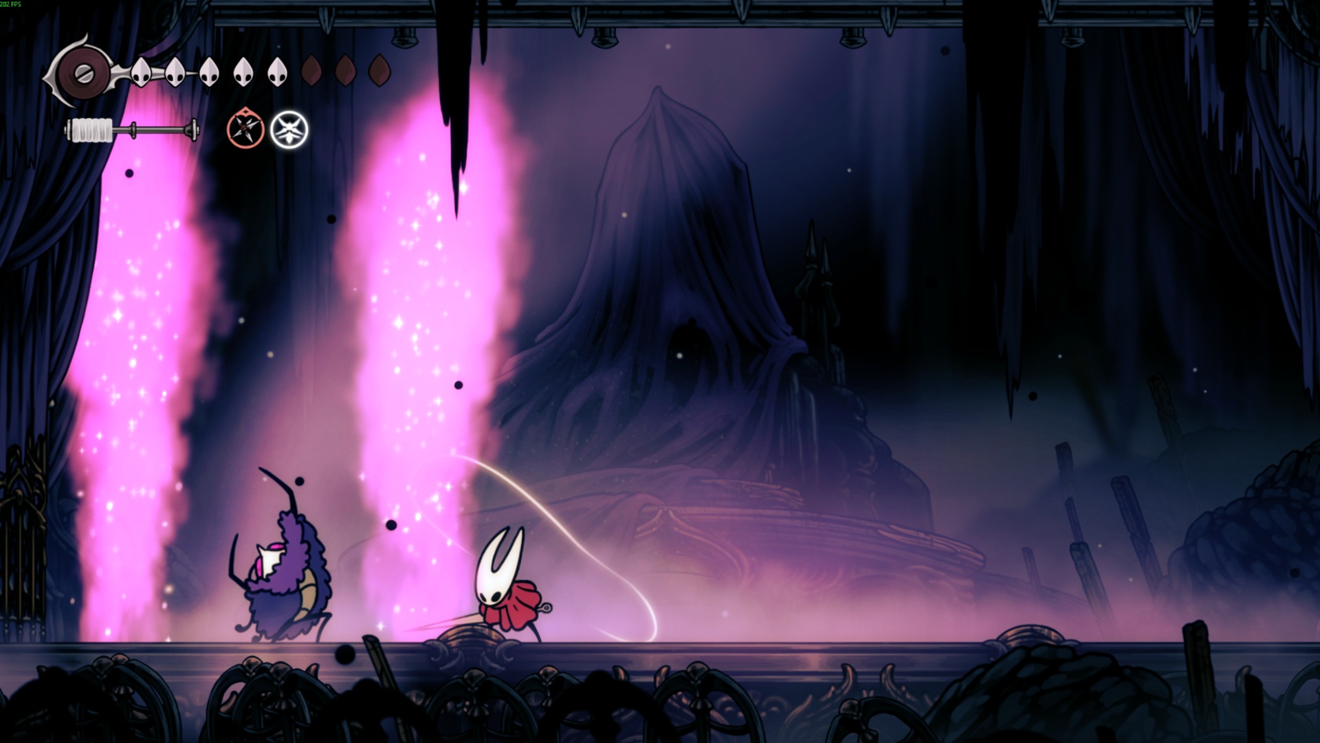 He goes out dramatically (Image via Team Cherry | Deltia's Gaming)