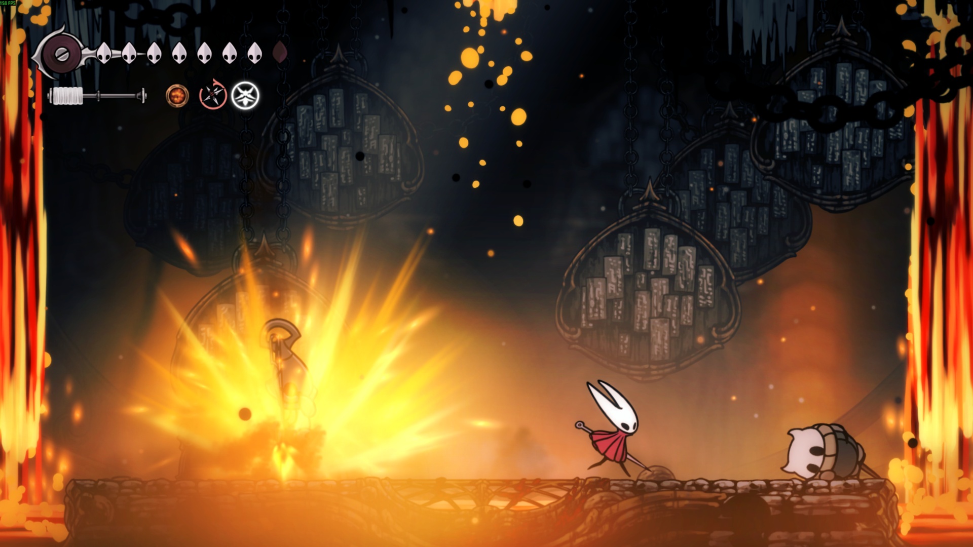 Run away from explosions (Image via Team Cherry | Deltia's Gaming)