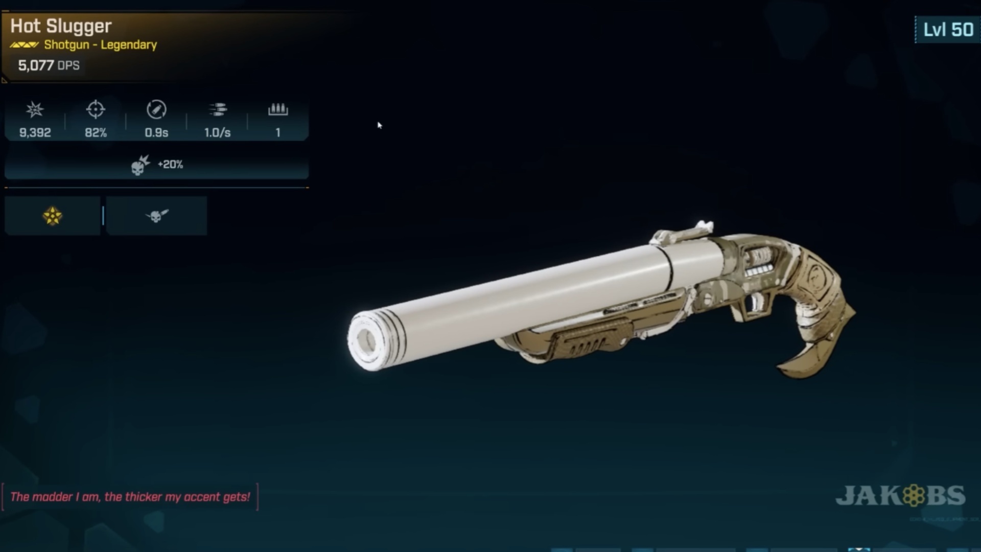 Hot Slugger Legendary Shotgun in the game (Image via 2K)