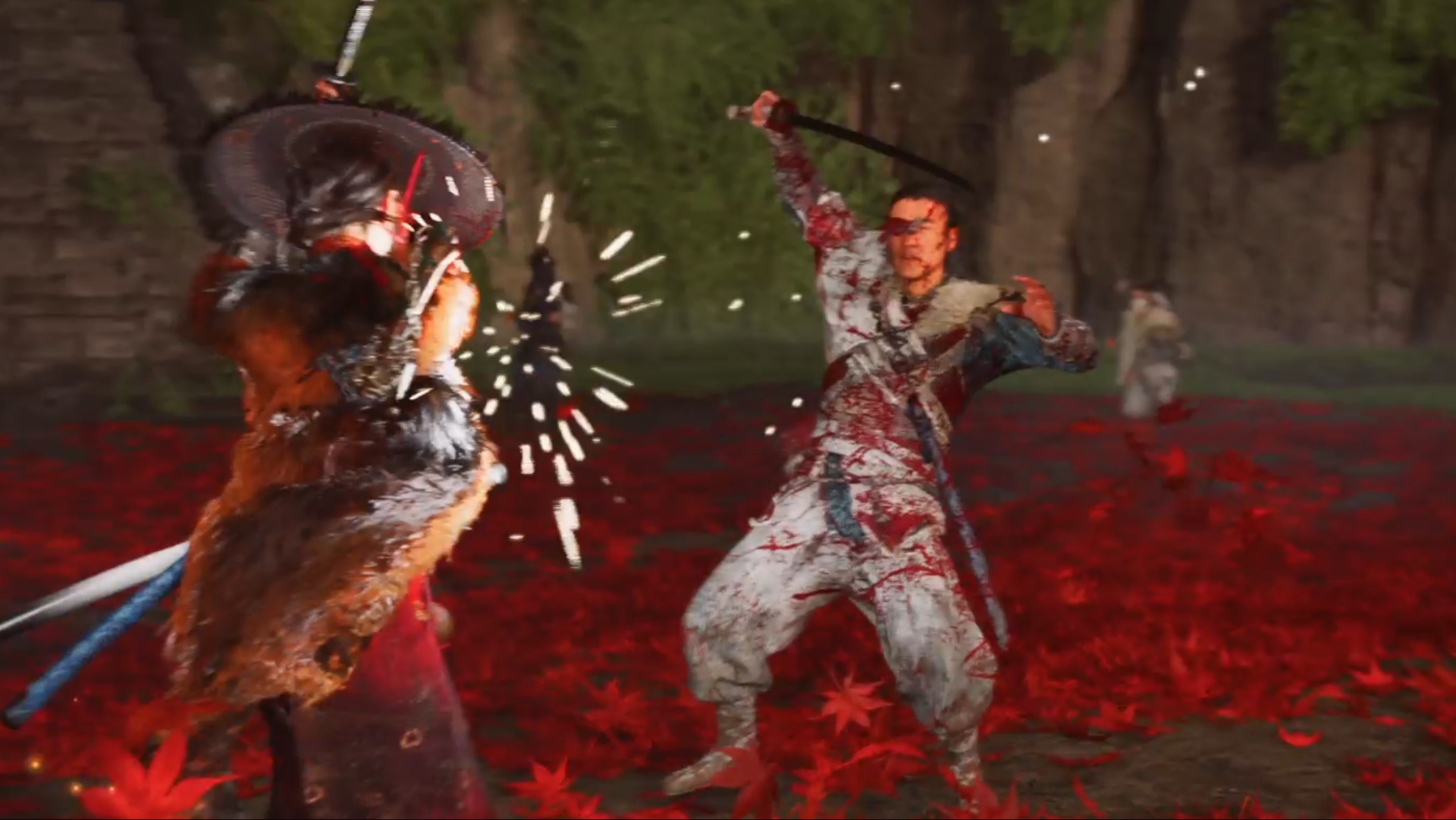 Parrying in Ghost of Yotei [Source: Deltias Gaming / Sucker Punch]