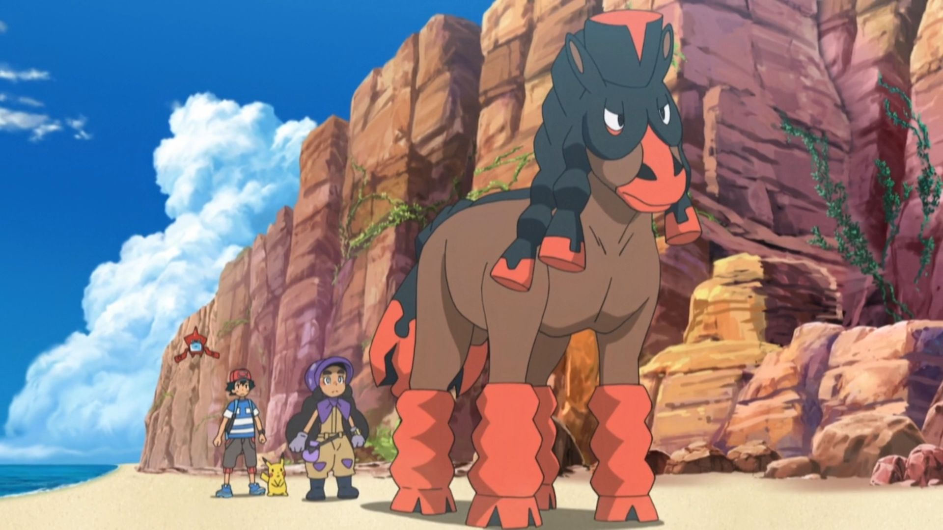 Mudsdale in the anime (Image via TPC)