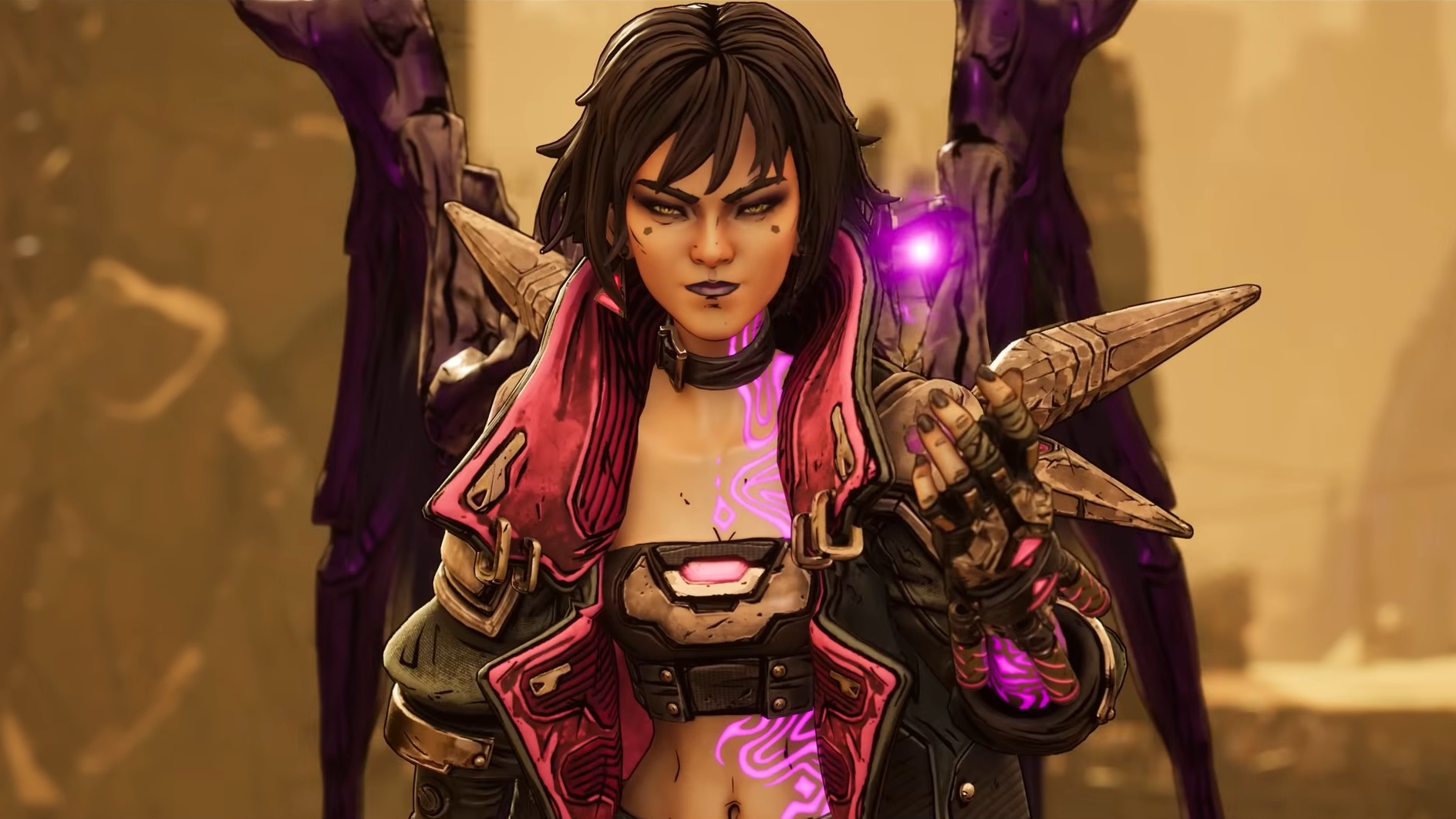 Picture of Vex, a new playable character, in Borderlands 4