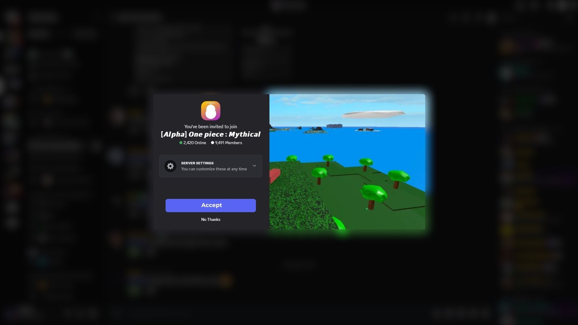 One Piece Mythical Discord Server (Image via Discord)