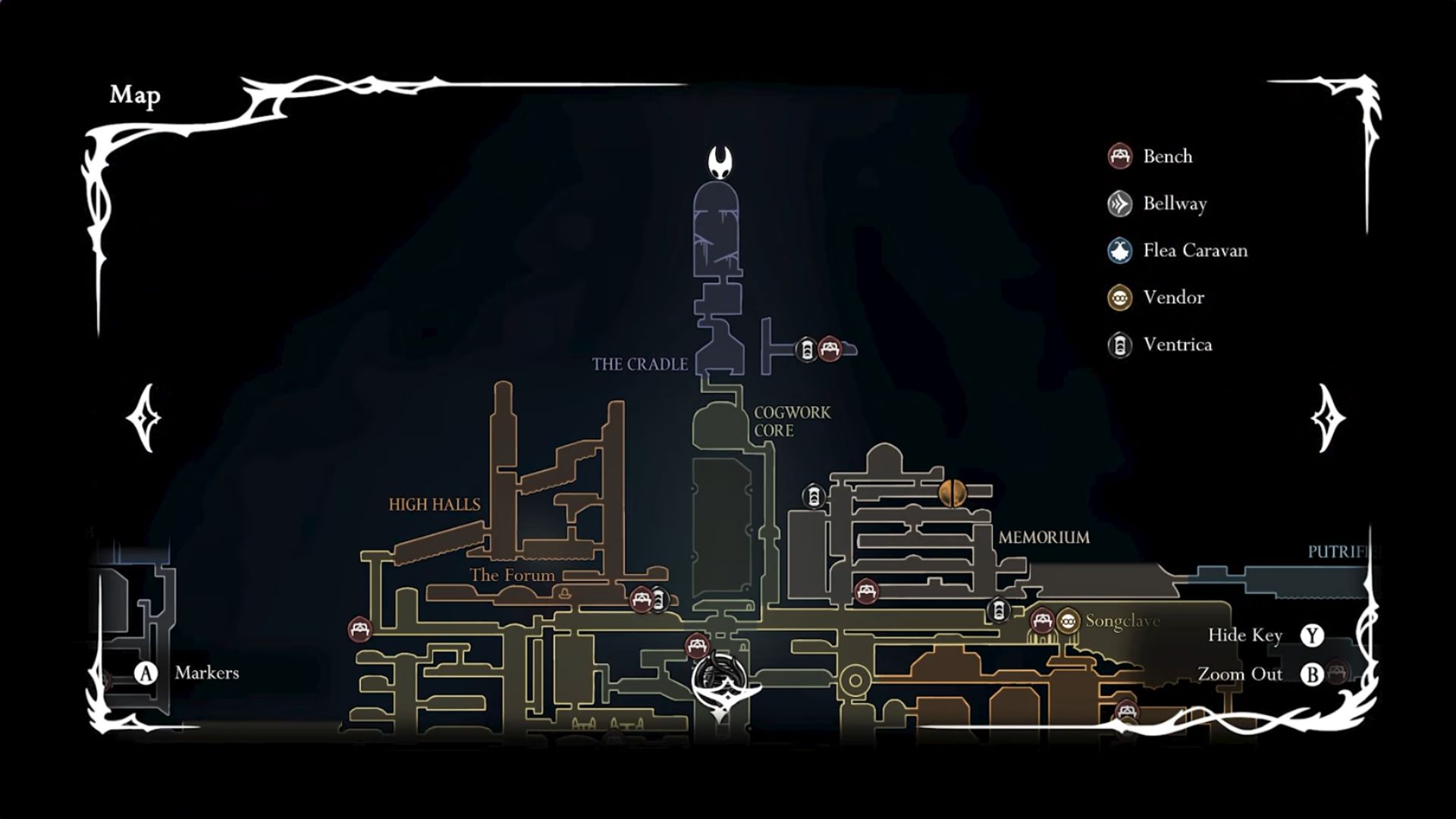 Passing Of The Age Wish in Hollow Knight Silksong - Moss Grotto - Bone Bottom - Far Fields - Greymoor - The Slab - Mount Fay - The Cradle - Mister Mushroom Location 7
