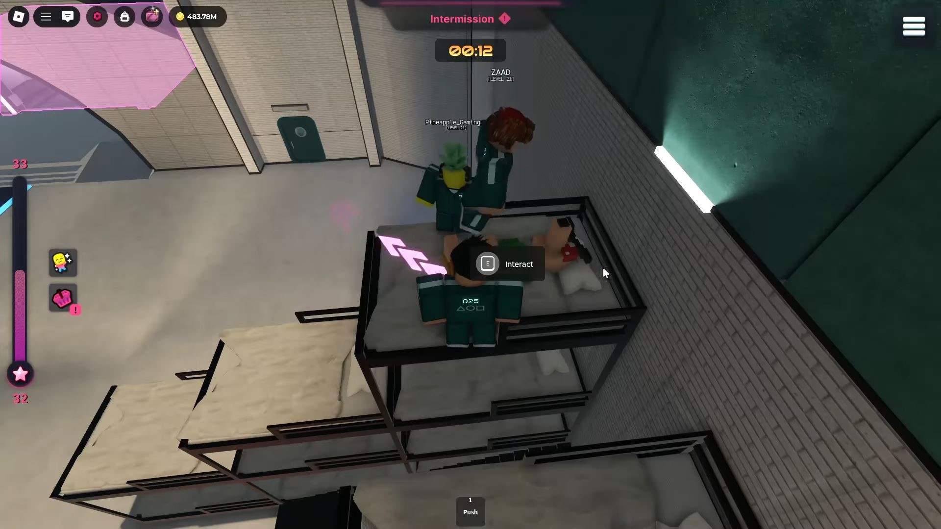 Peabert in Beds (Lights Out Survival) (Image via Roblox Corporation)