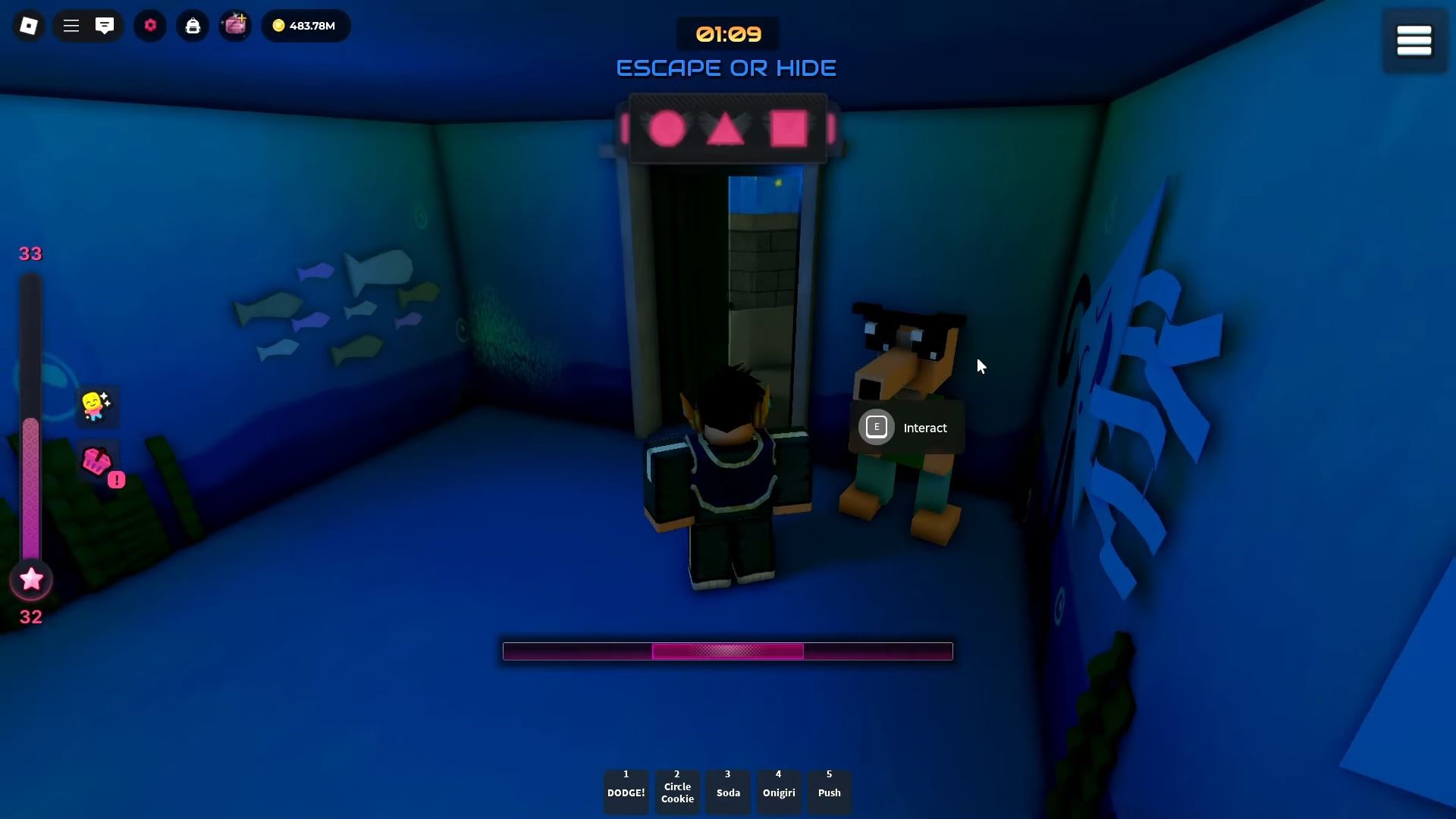 Peabert in Hide and Seek (Image via Roblox Corporation)
