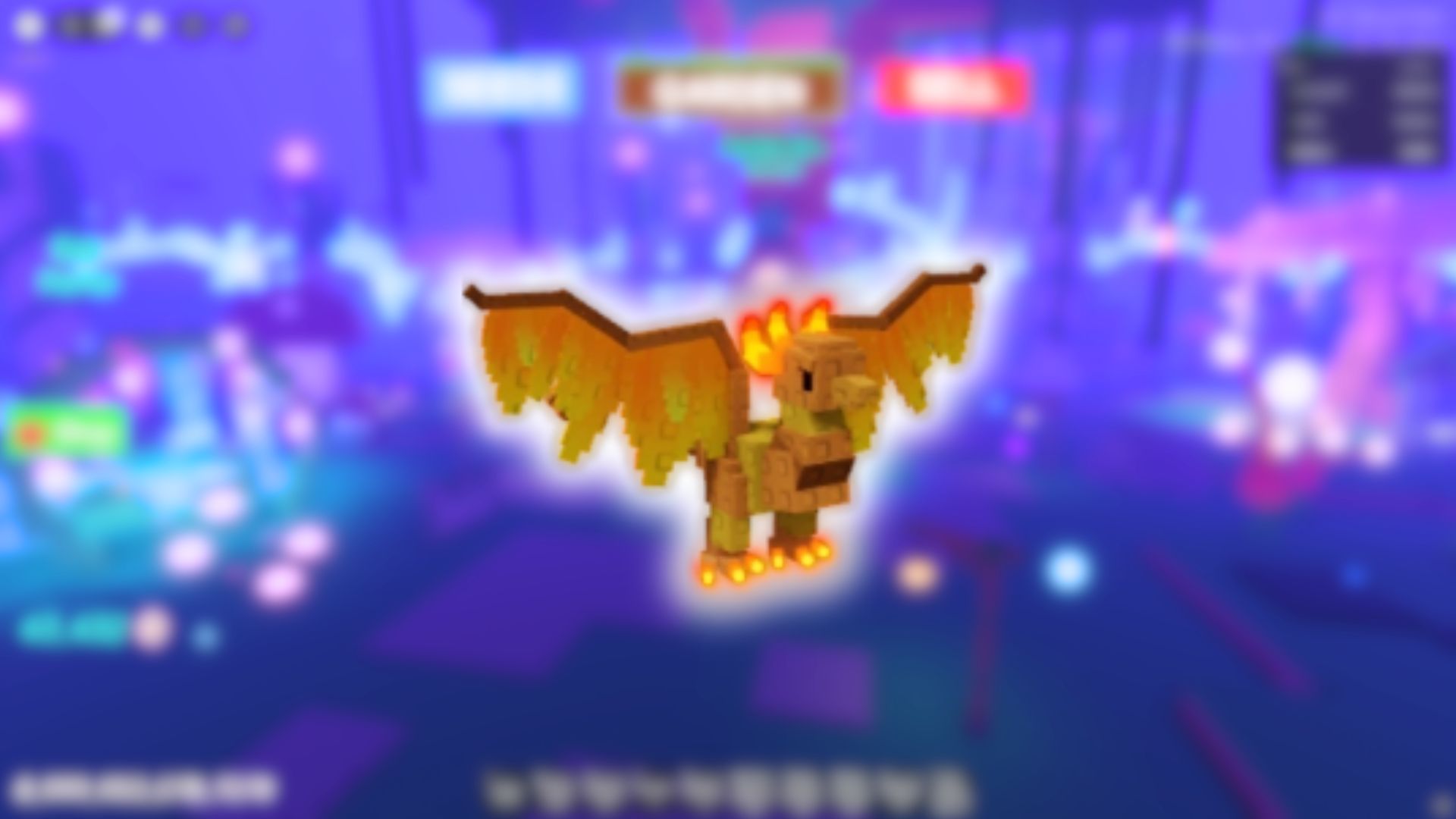 Phoenix in Grow a Garden (Image via Roblox Corporation)