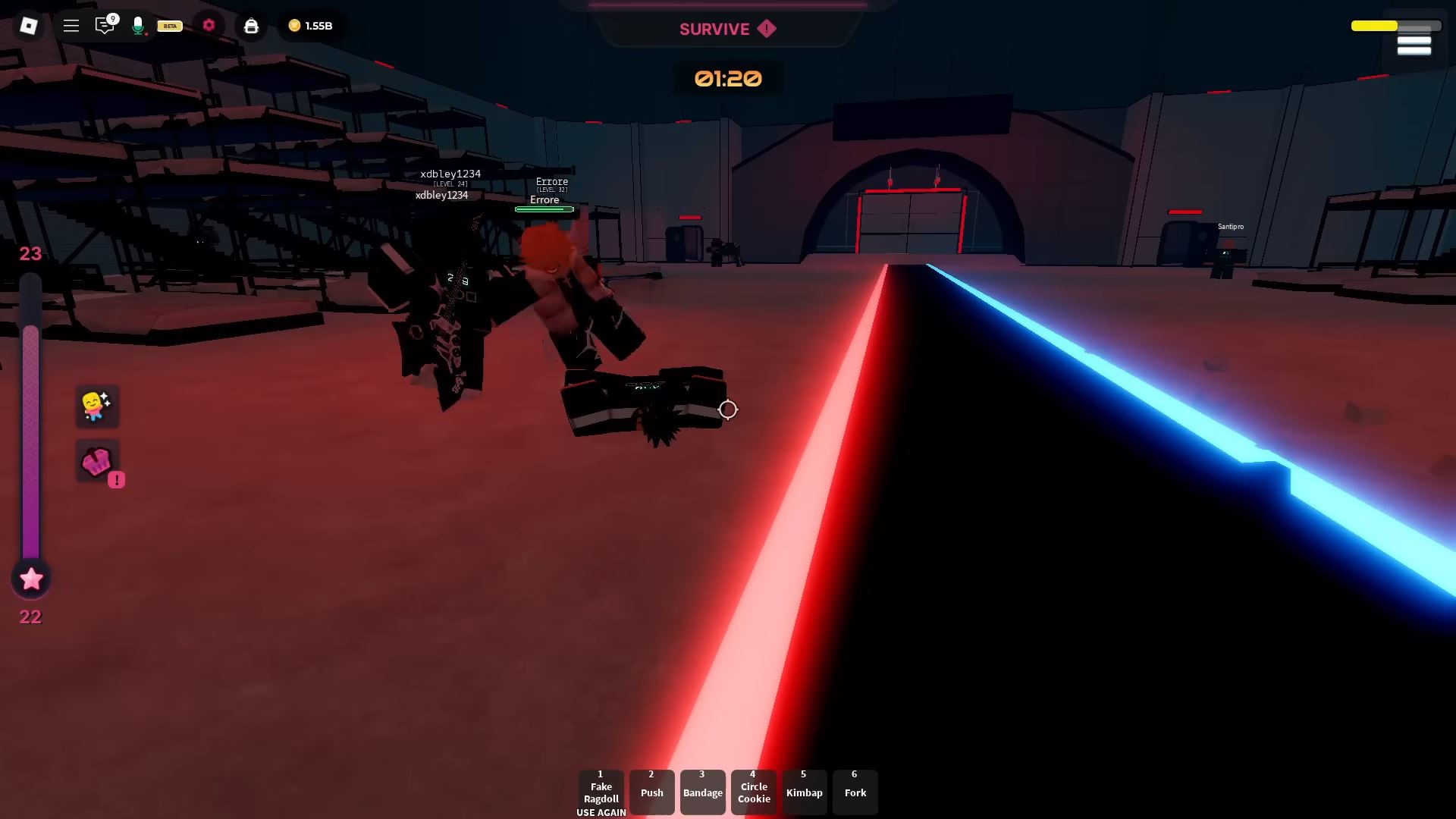 Player 100 Fake Ragdoll (Image via Roblox Corporation)