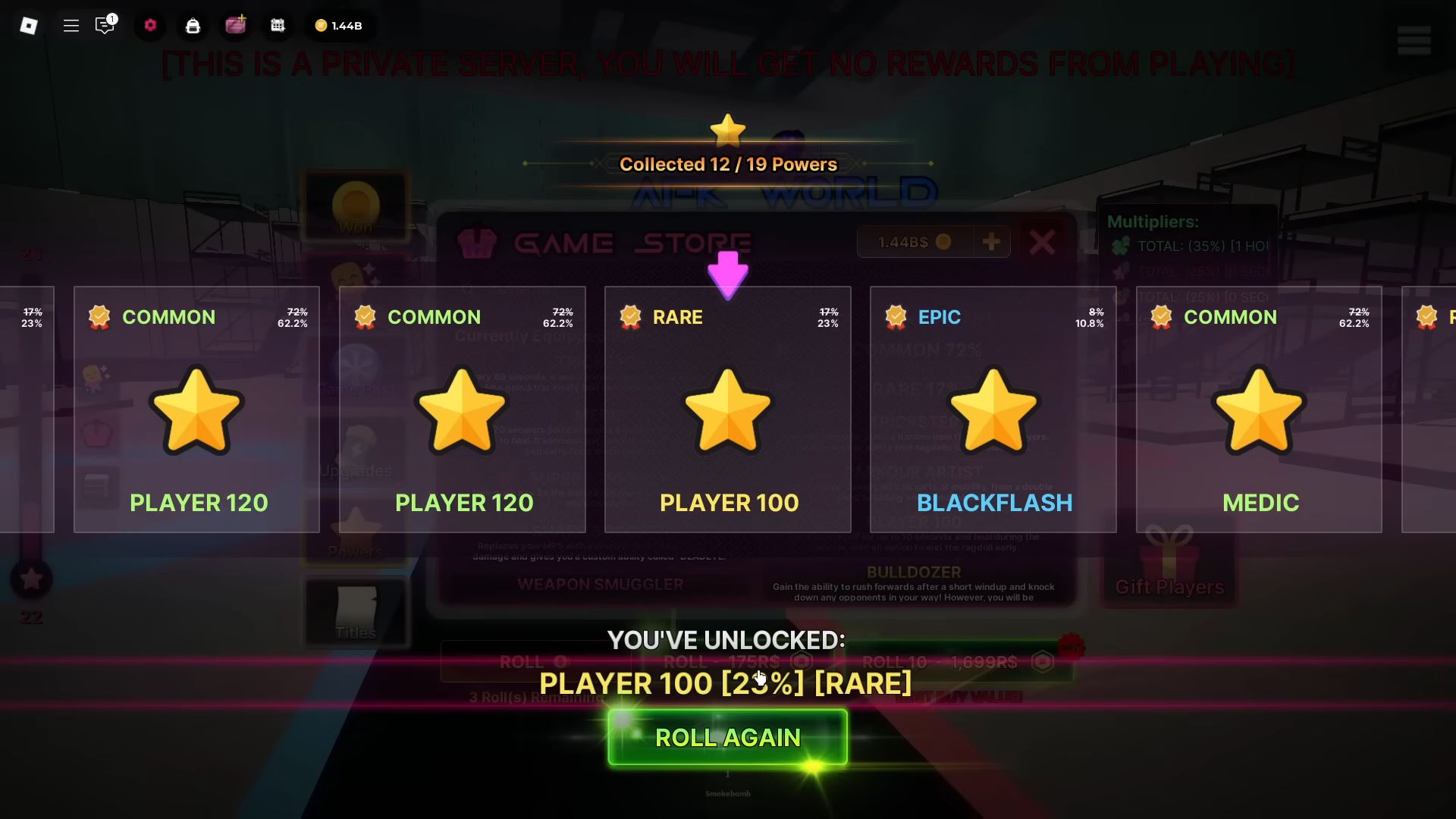 Player 100 ink game (Image via Roblox Corporation)