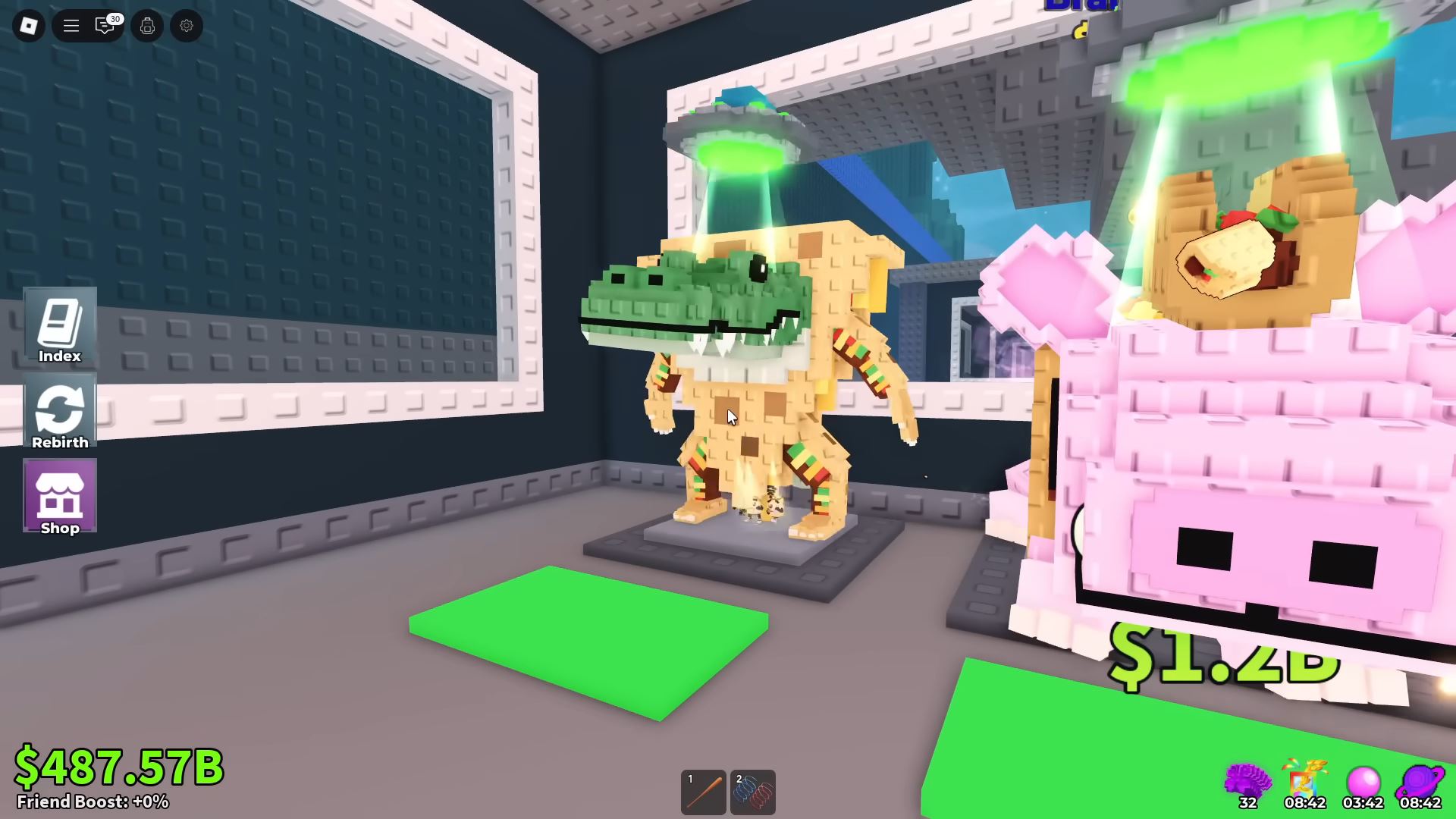 Quesadilla Crocodila in Steal a Brainrot (Image via Roblox Corporation)