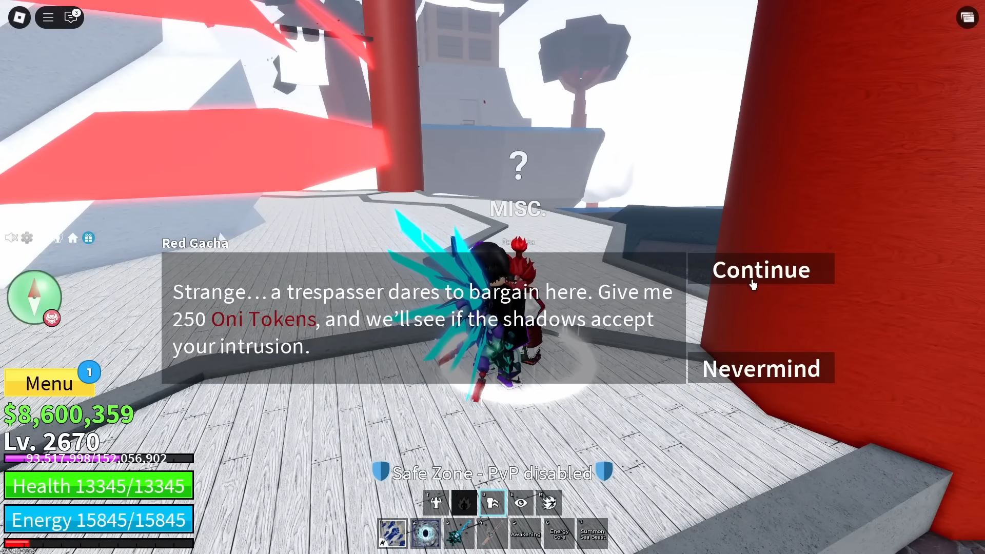 Red Gacha NPC (Image via Roblox Corporation)