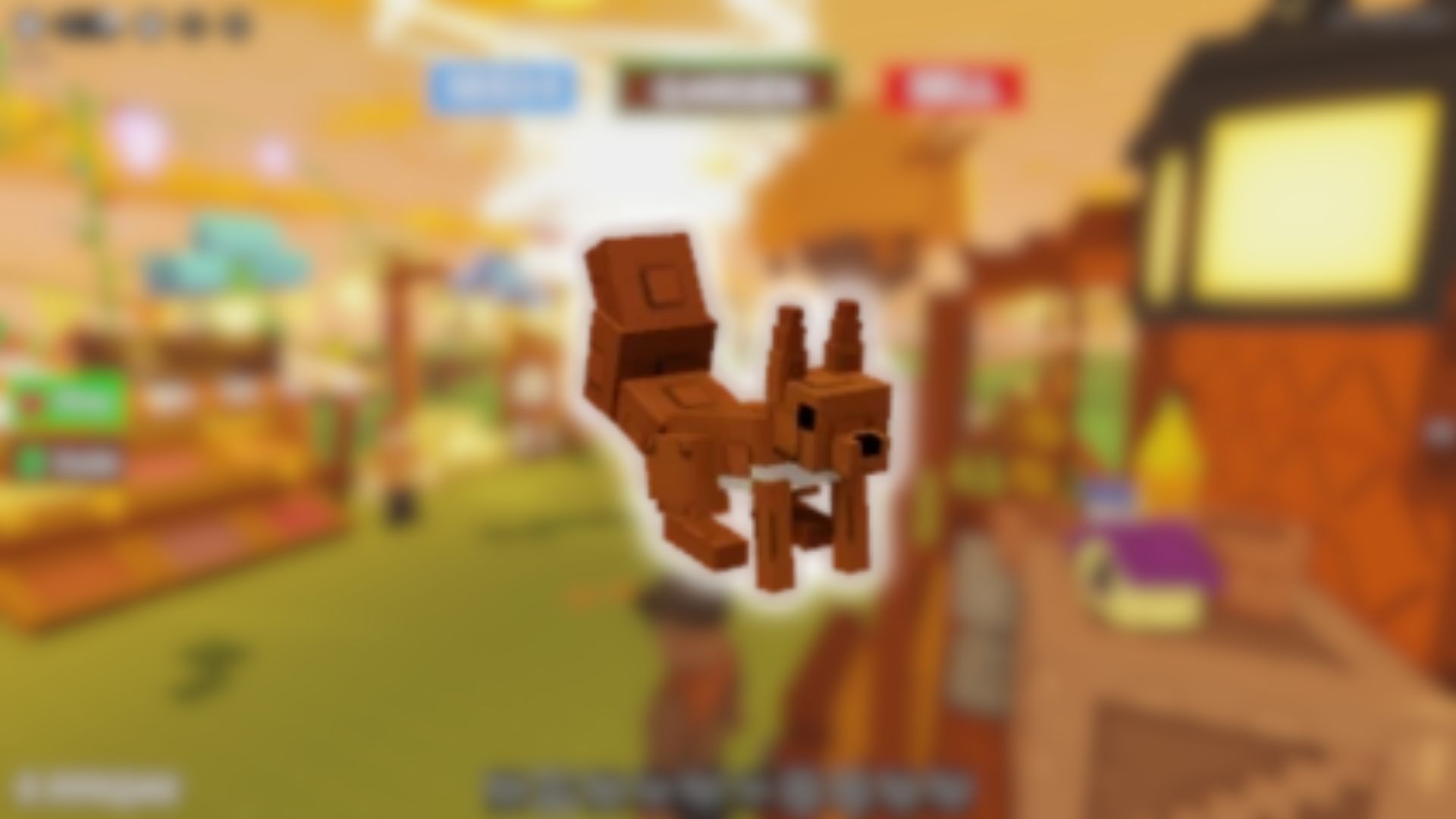 Red Squirrel in Grow a Garden (Image via Roblox Corporation)