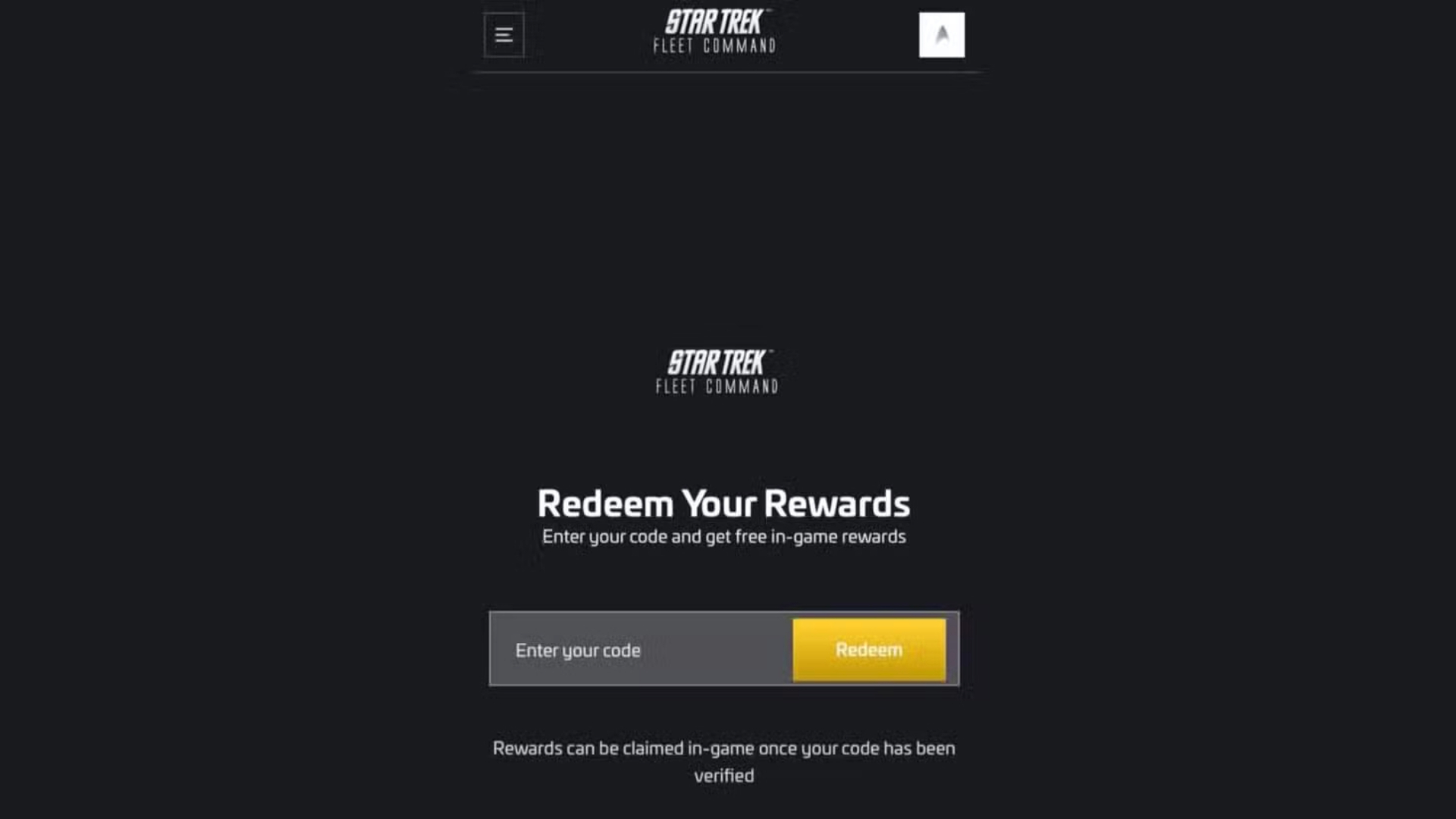 Redeeming the game's codes