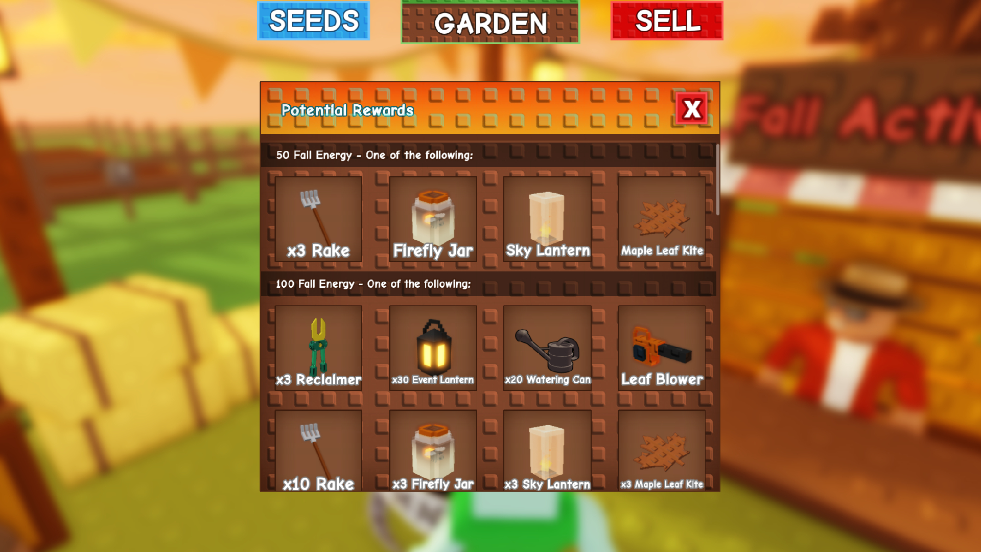 Rewards (Image via Roblox Corporation)