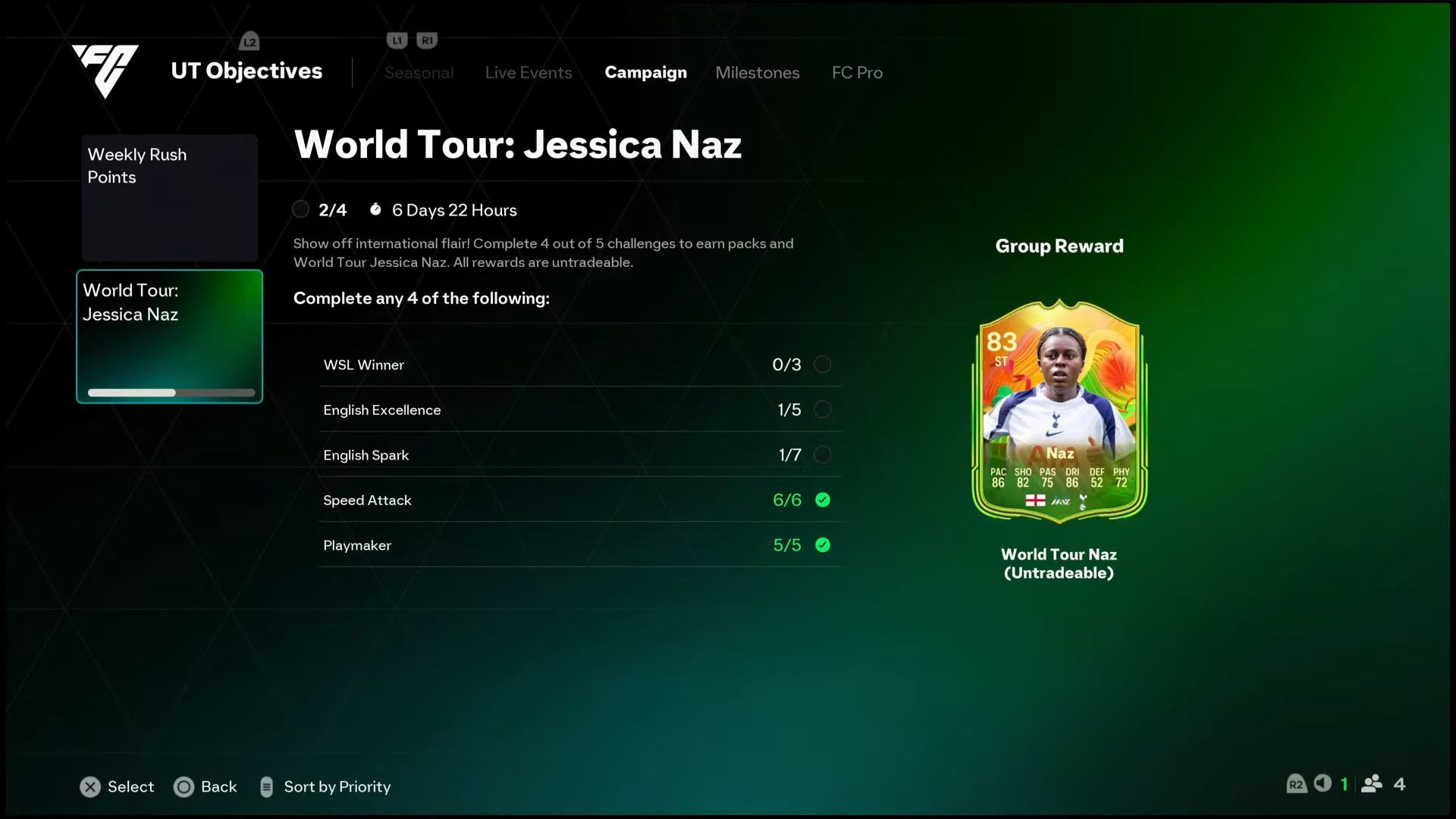 EA FC 26: How To Get World Tours Jessica Naz for Free