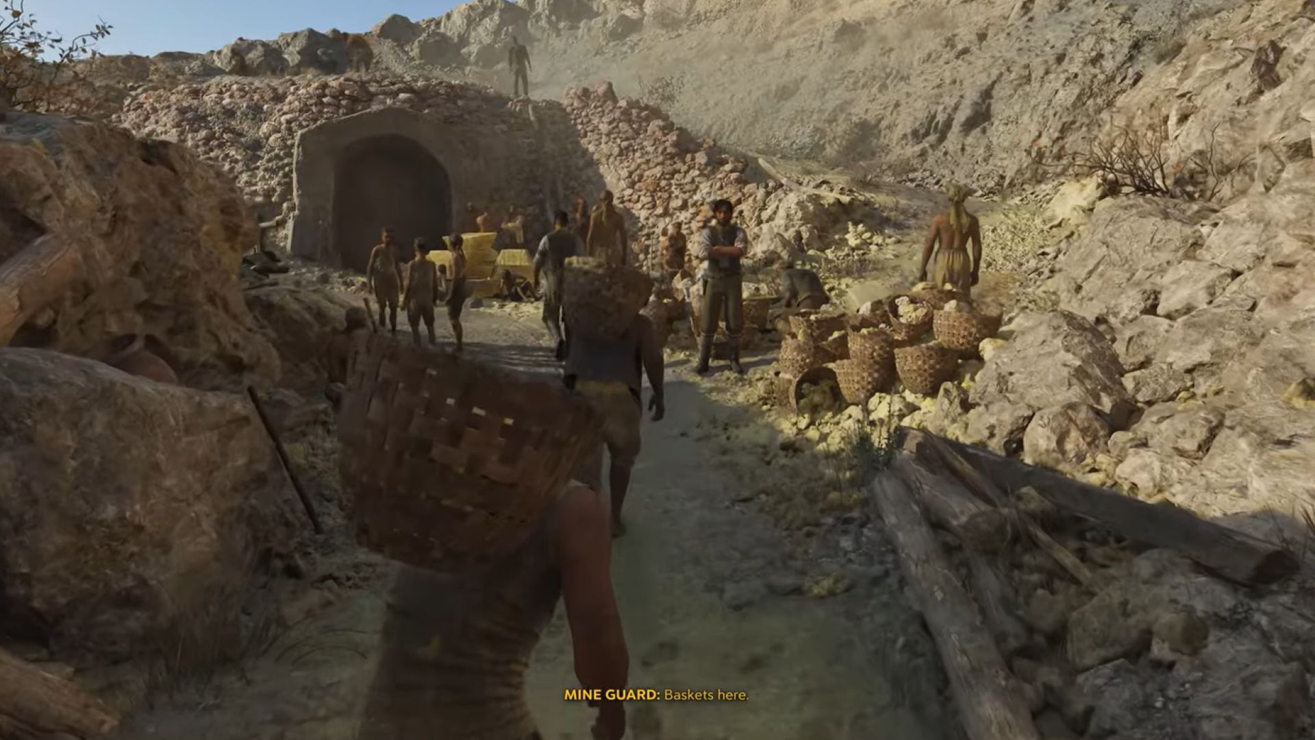 Exit the mines after meeting II Merlo (Image via 2K)