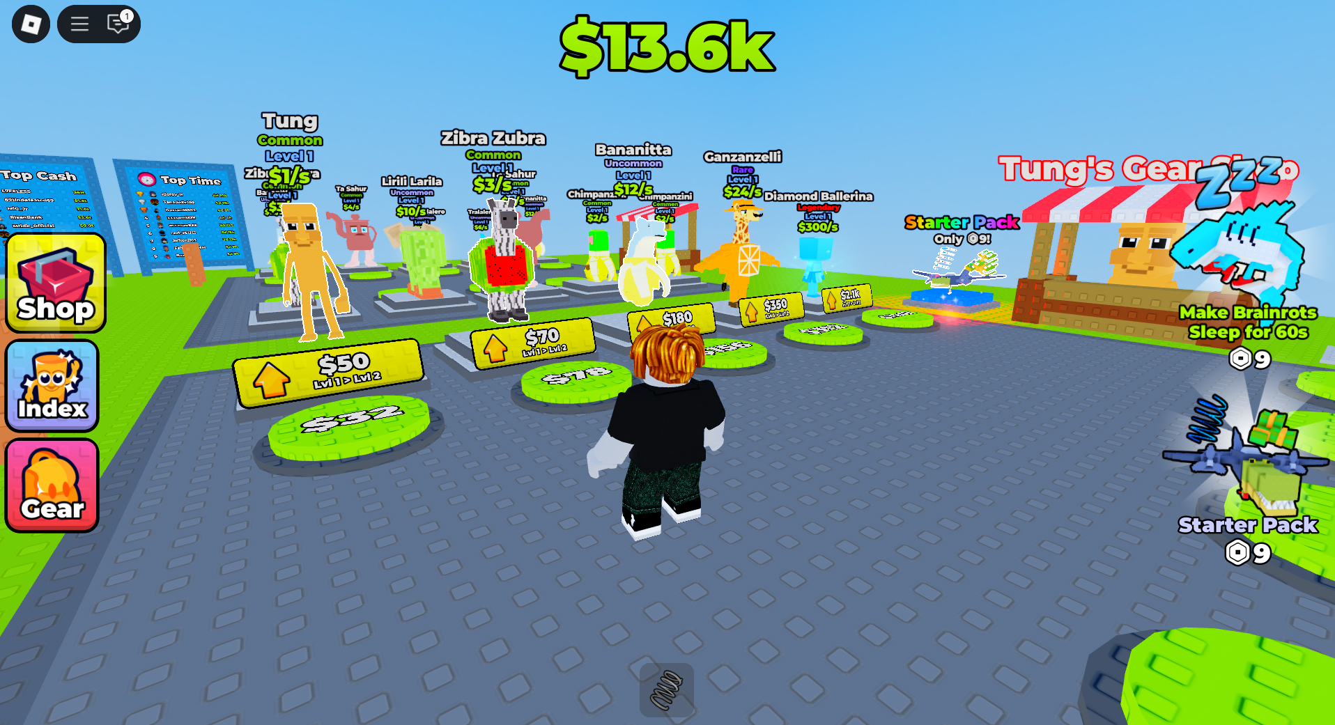 Collection of the Brainrots (Image via Roblox Corporation)