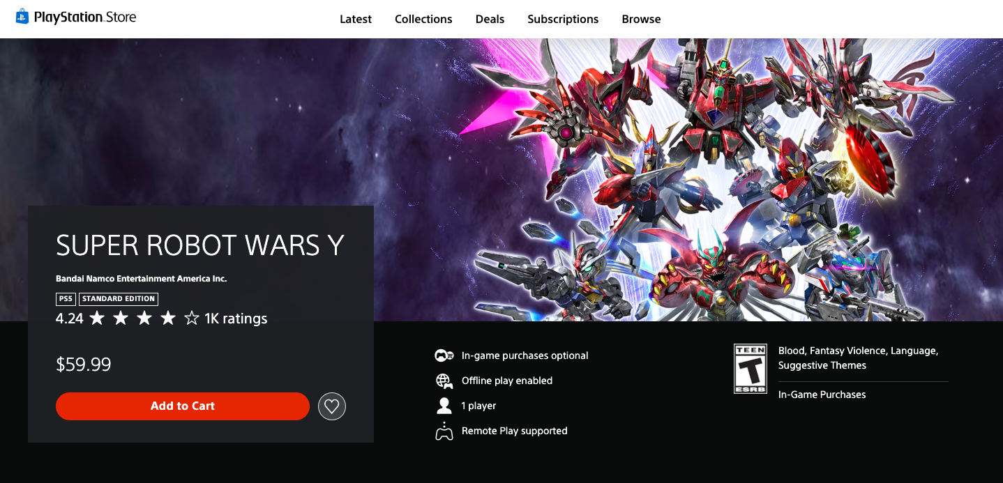 You can purchase the game from PlayStation Store (Image via PlayStation Store)