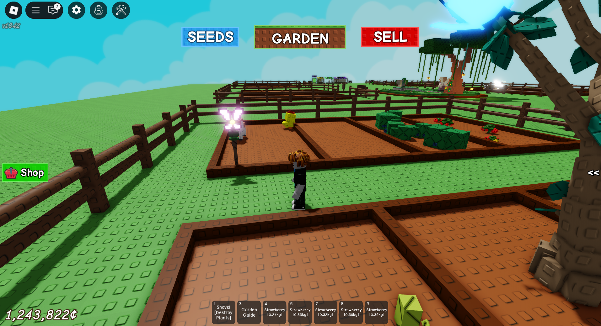 Place the Fairy Targeter in the garden (Image via Roblox Corporation)