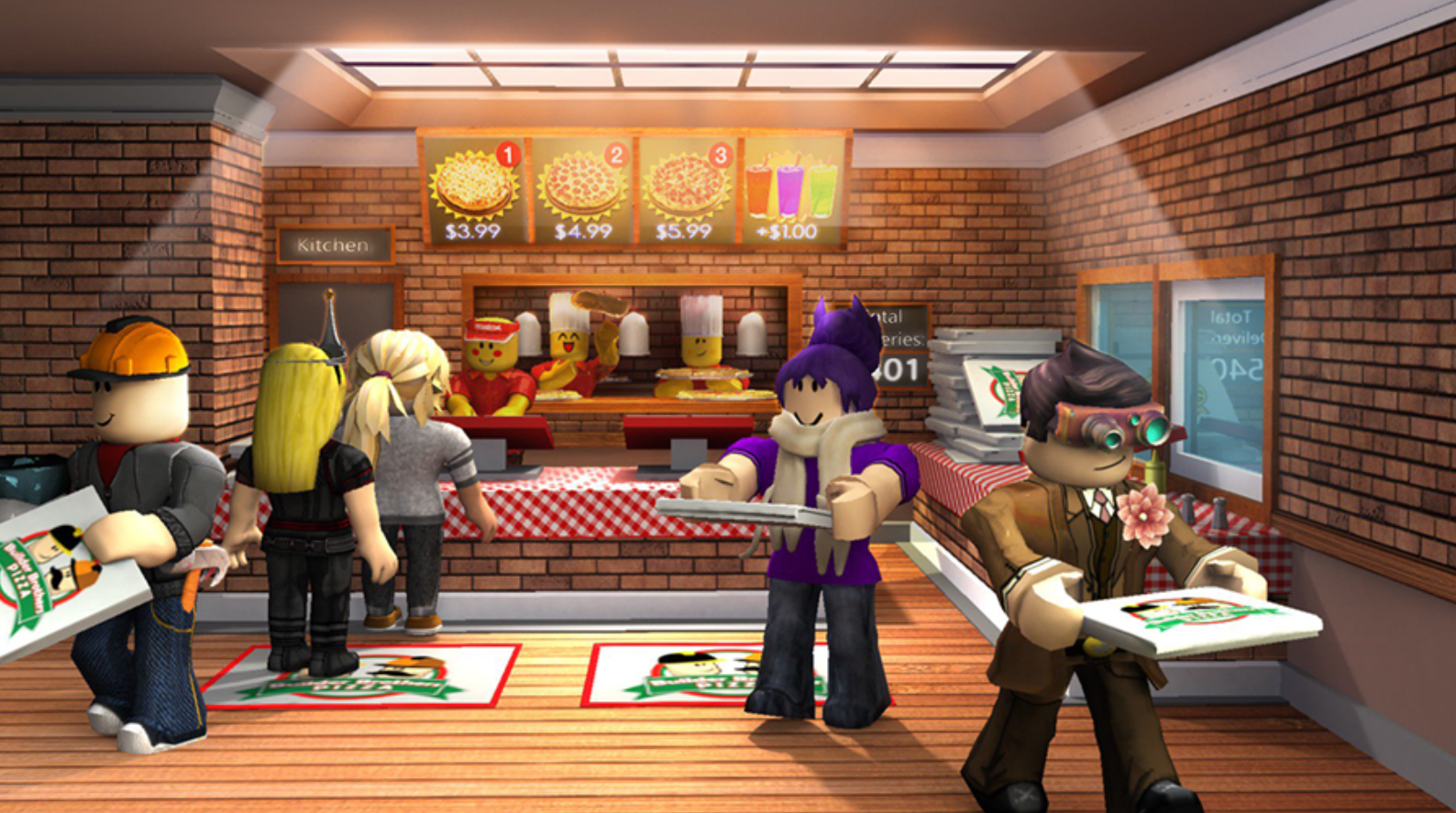 Work at a Pizza Place (Image via Roblox Corporation)