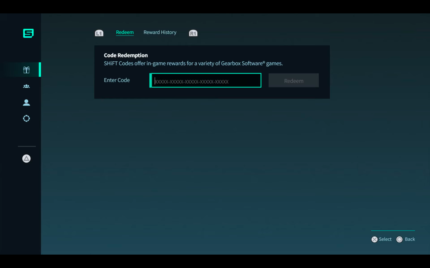 Redeem the SHiFT code (Image via 2K)