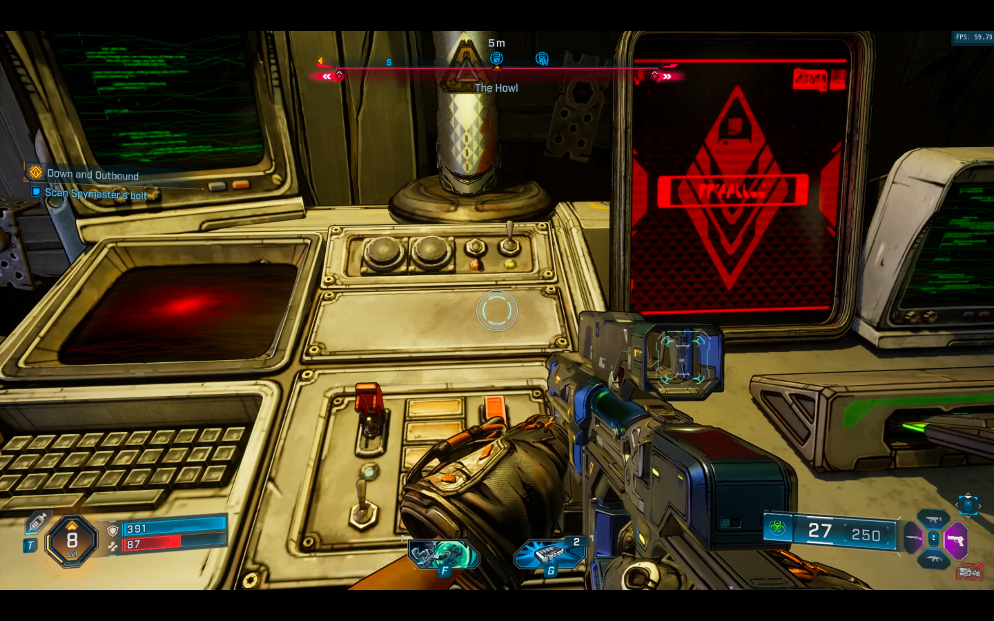 Scan the bolt (Image via 2K | ZaFrostPet/YouTube)