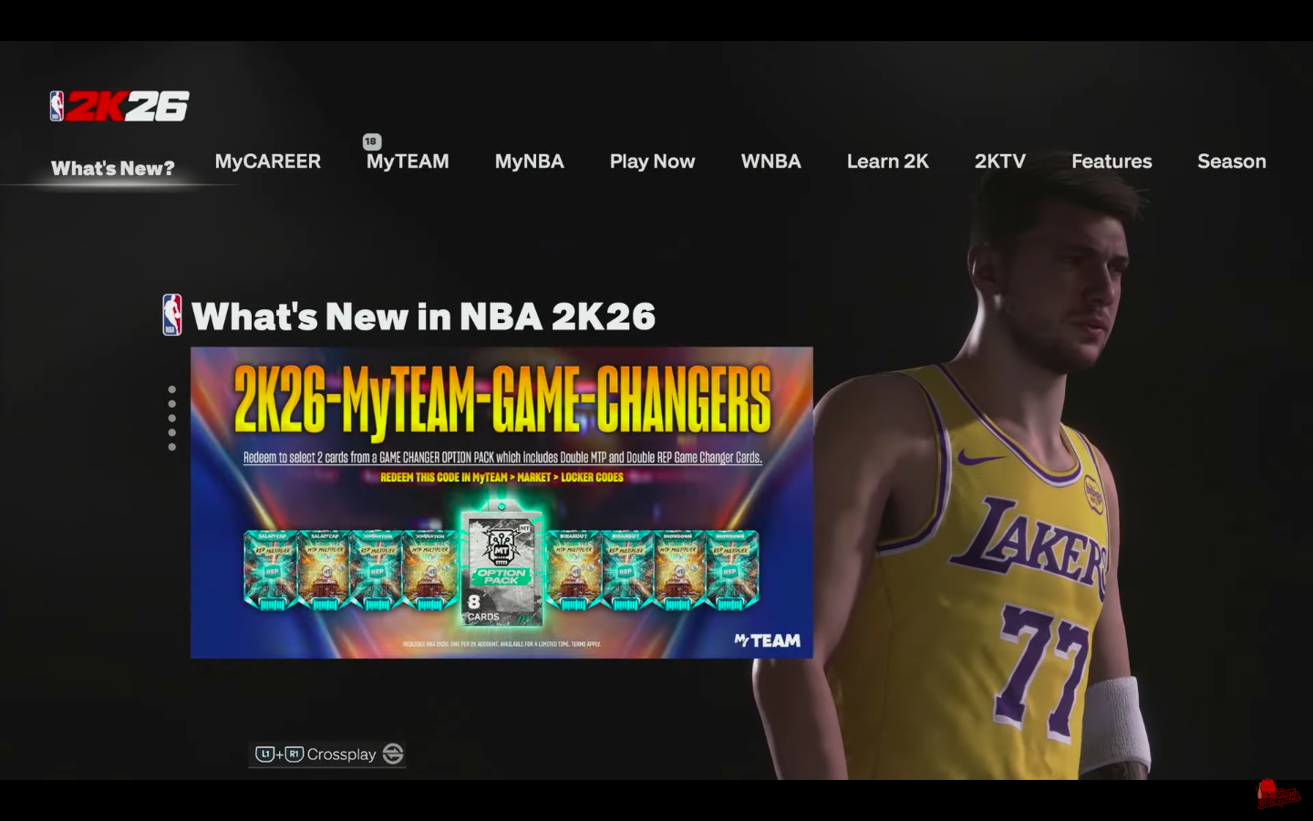 Locate the 2KTV tab at the top (Image via 2k | TBP Moose/YouTube)