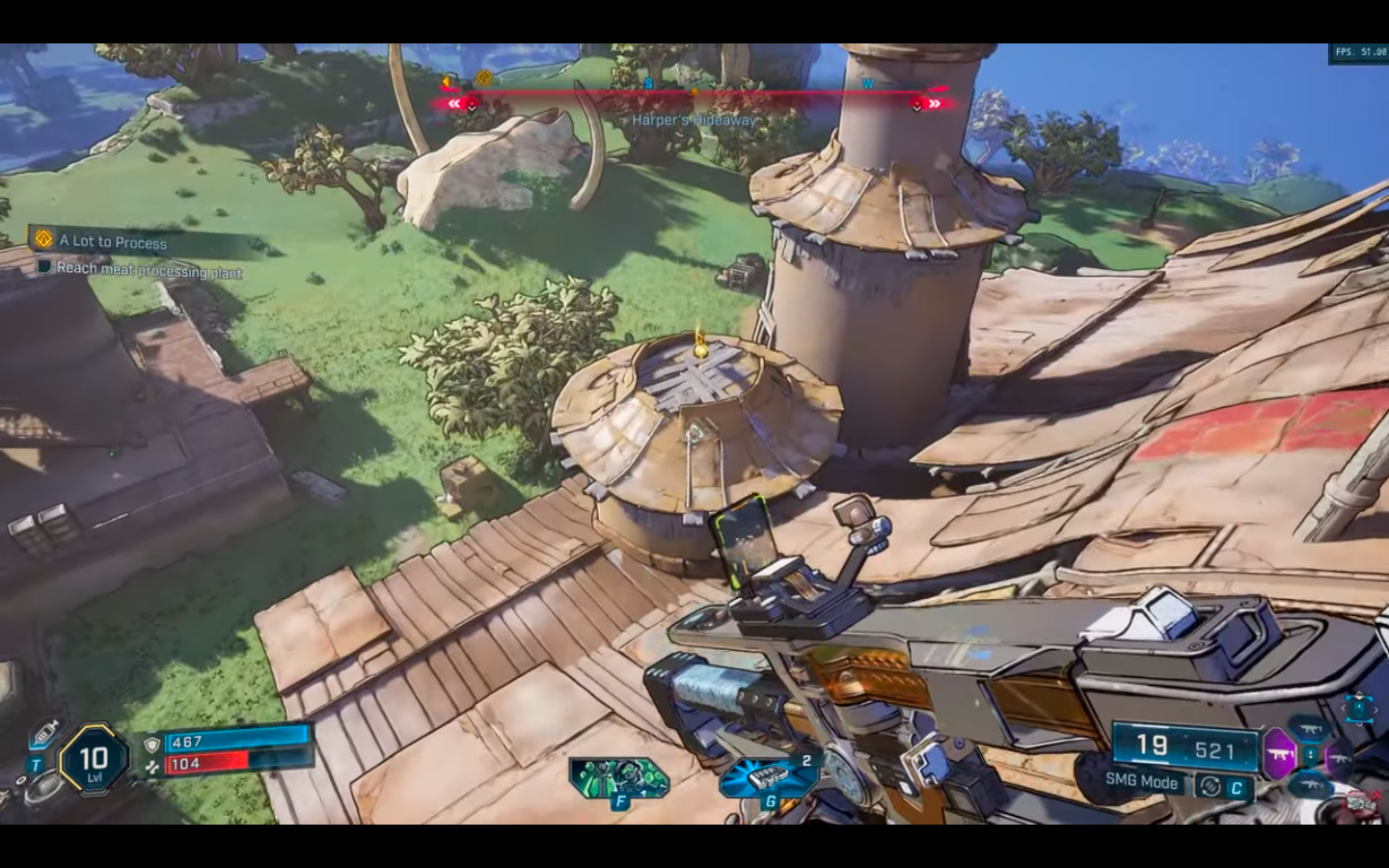 Look for the second orb at the top (Image via 2K)