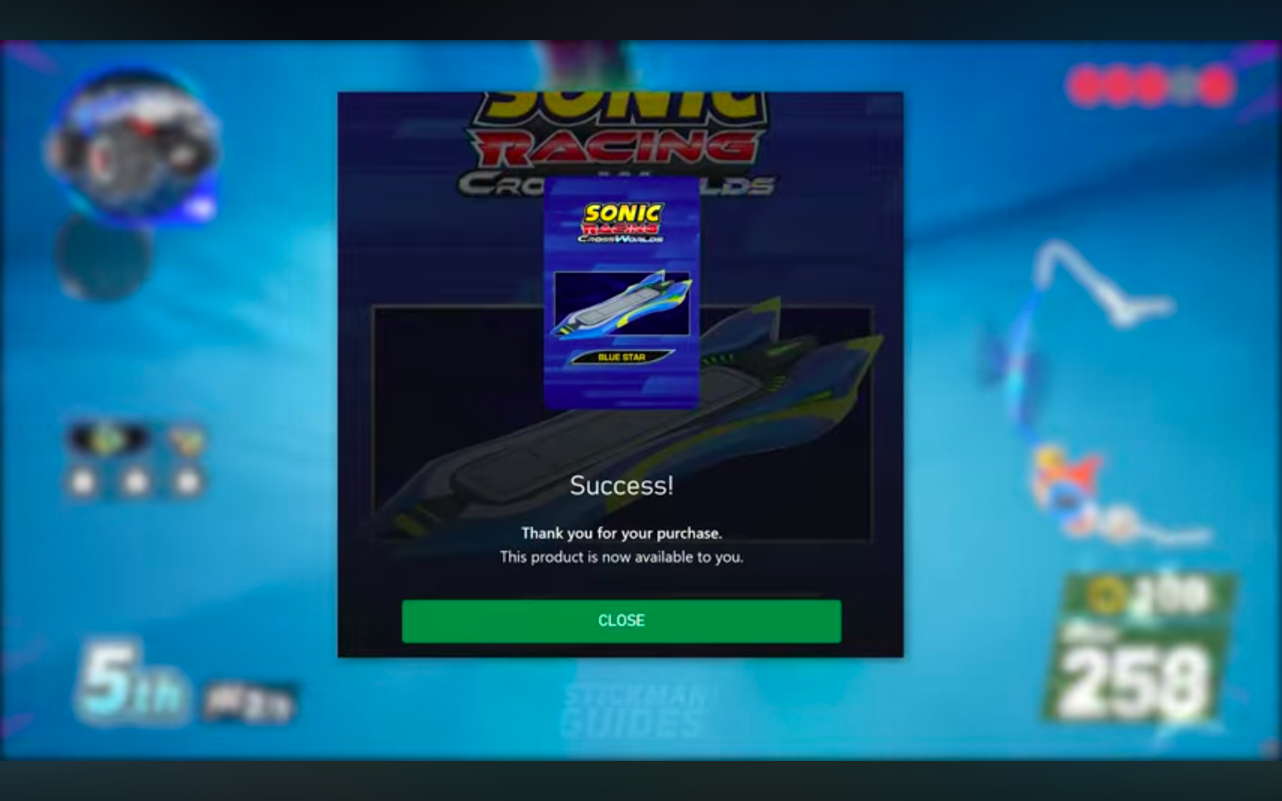 Blue Star Hoverboard in the game (Image via 2K)
