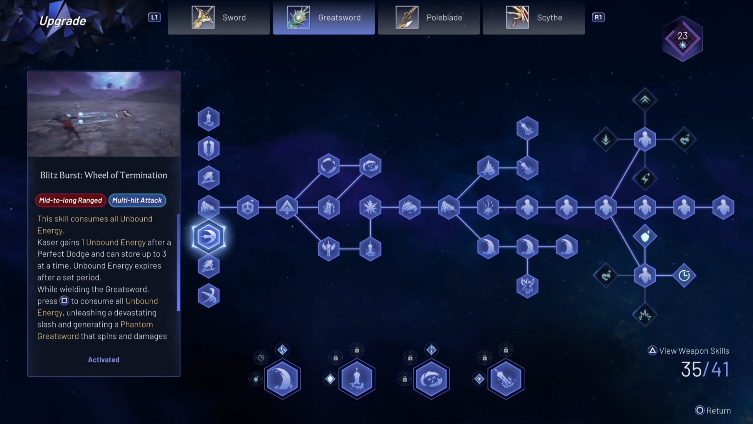 Blitz Burst: Wheel of Termination Skill (Image via Sony