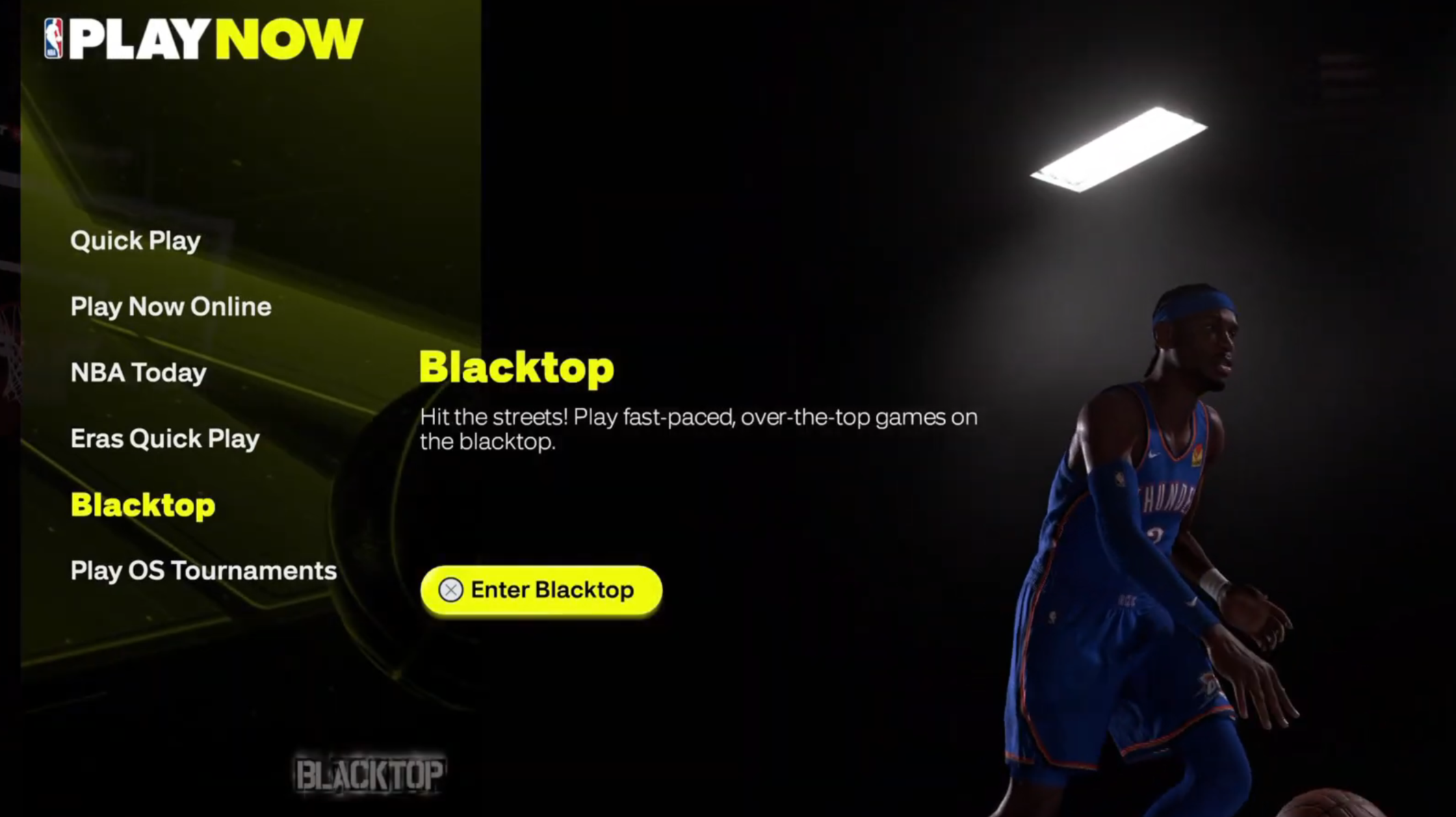Blacktop Game mode in NBA 2K26 (Image via 2K Games)