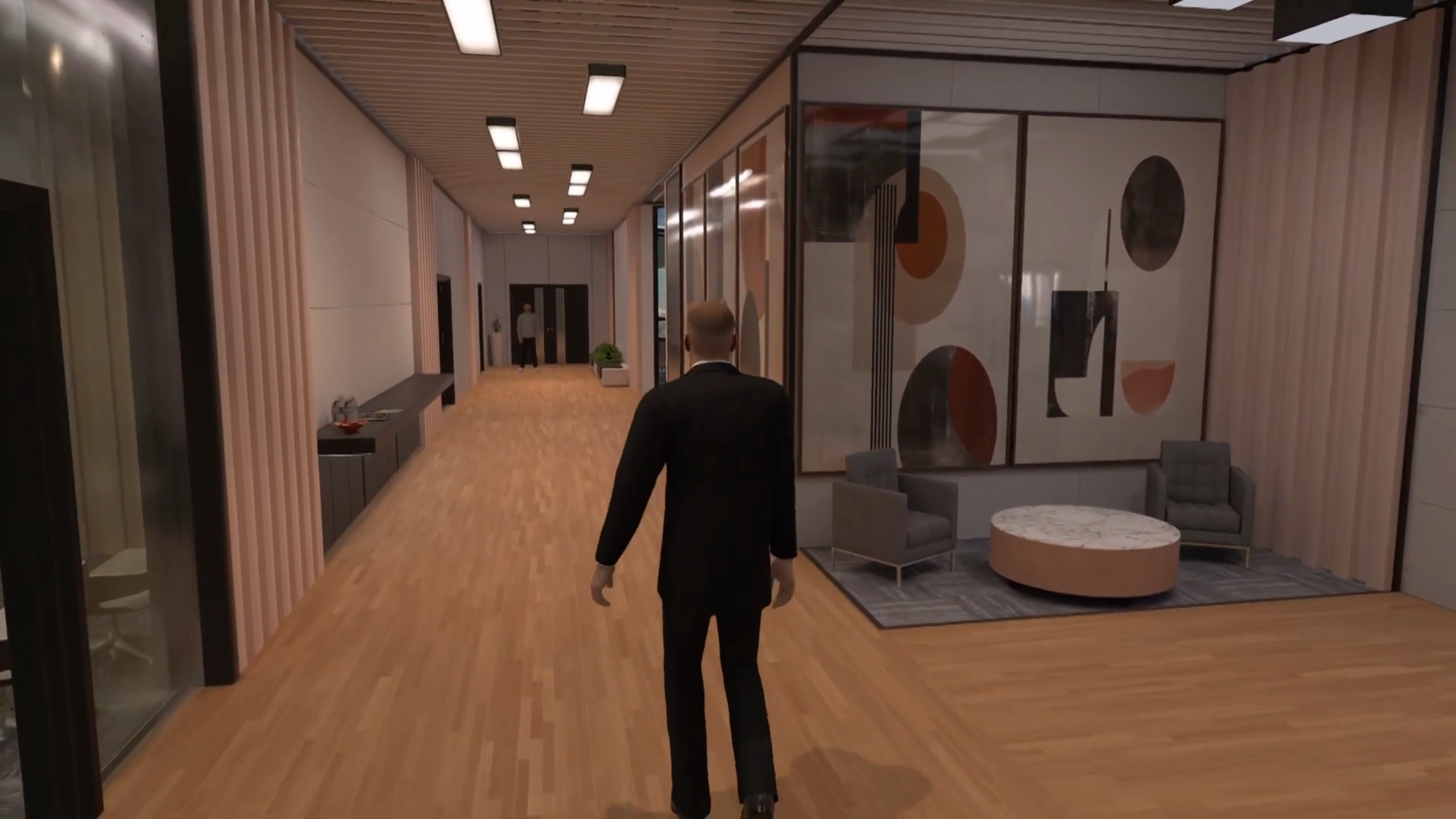 Explore the building in MyGM mode (Image via 2K Games)
