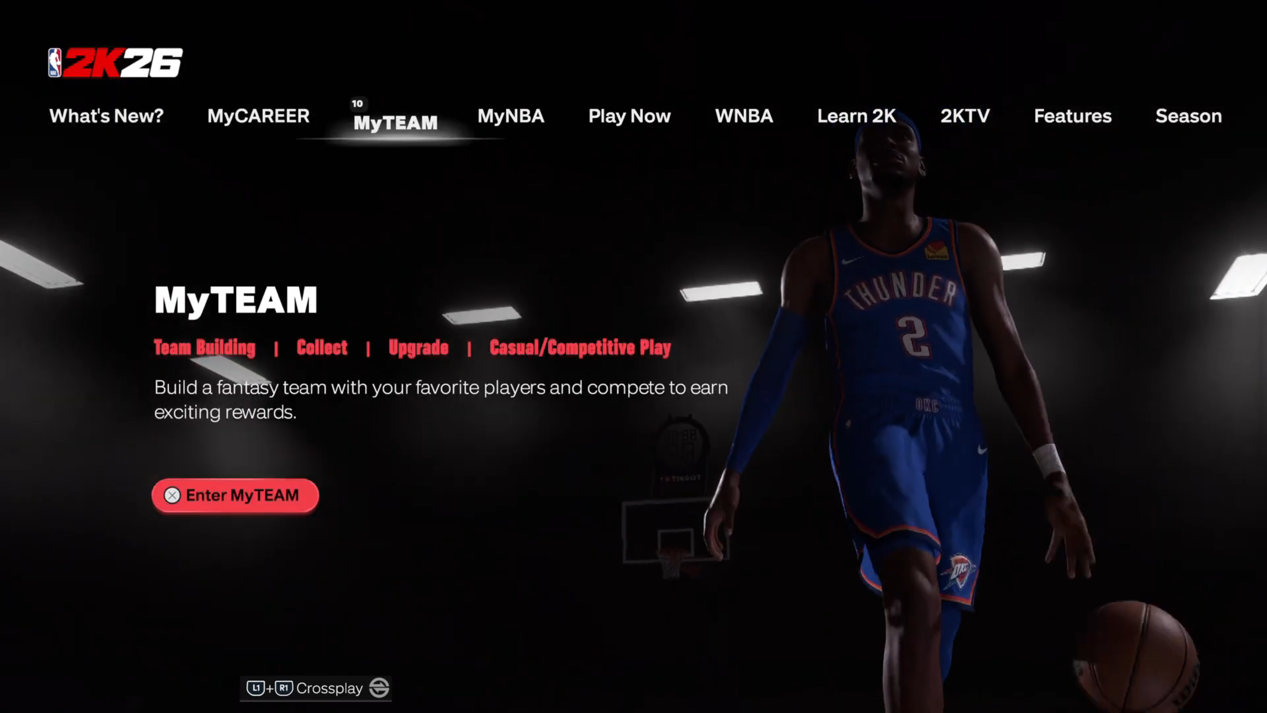 MyTeam game mode in NBA 2K26 (Image via 2K Games)