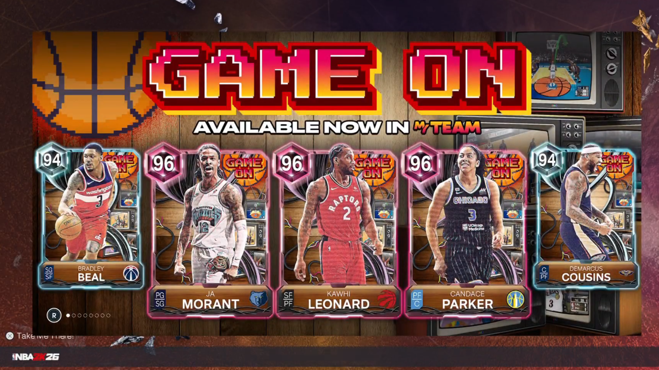 Main page of the MyTeam game mode (Image via 2K Games)