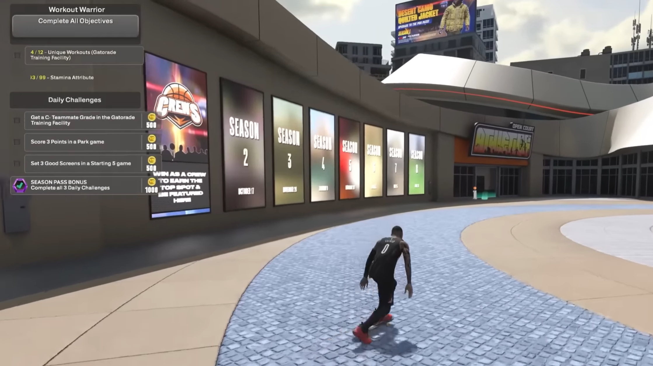 List of all season schedules in NBA 2K26 (Image via 2K Games)