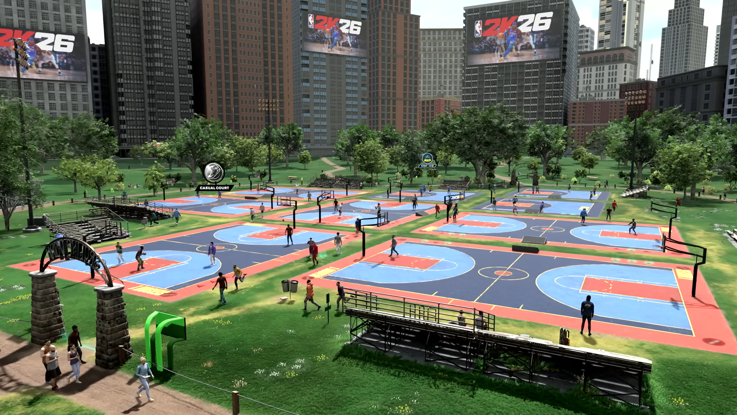 The Park overview in NBA 2K26 (Image via 2K Games)