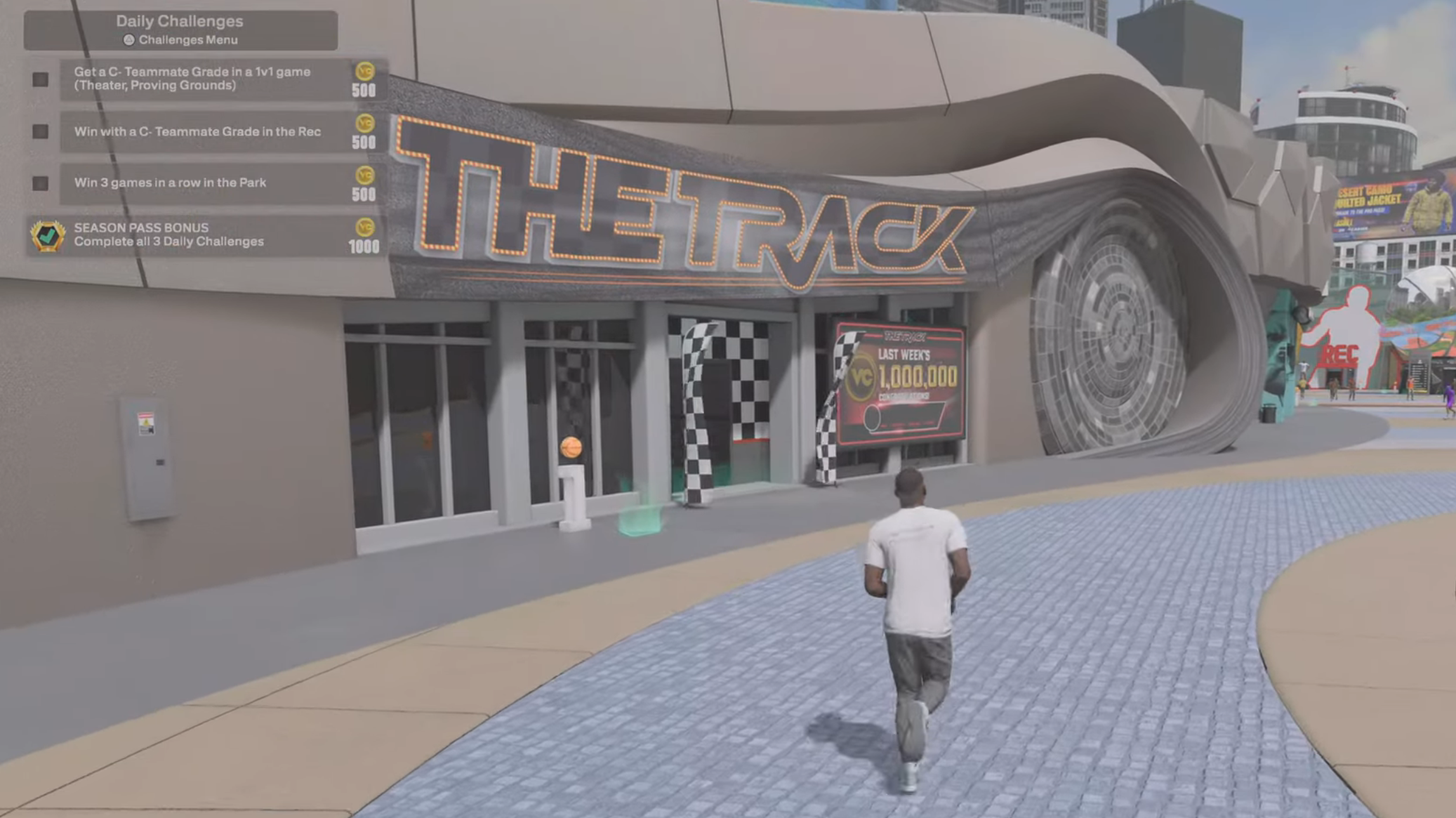 The Track overview in NBA 2K26 (Image via 2K Games)