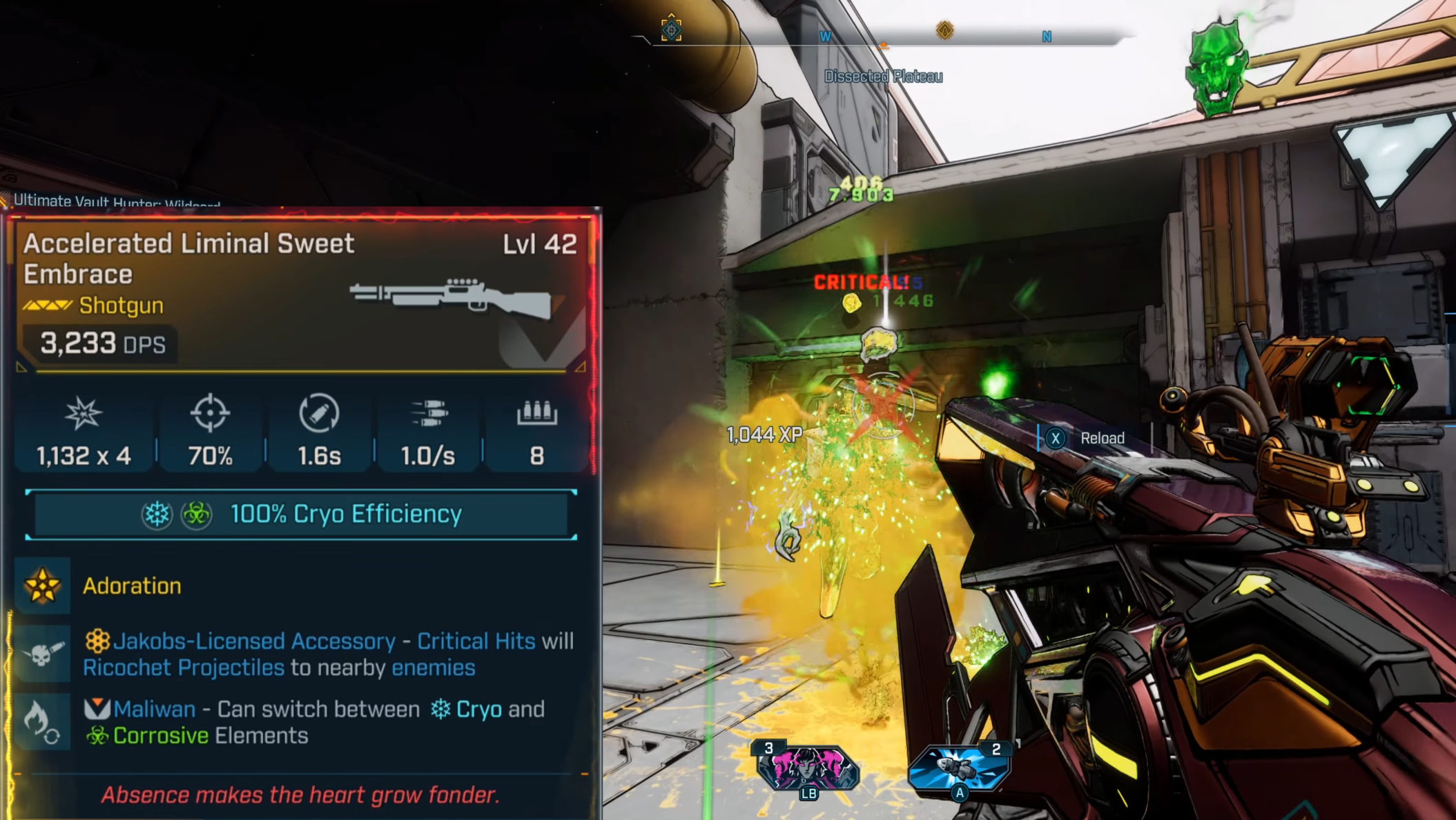 Shotgun weapon overview in Borderlands 4 (Image via 2K Games)