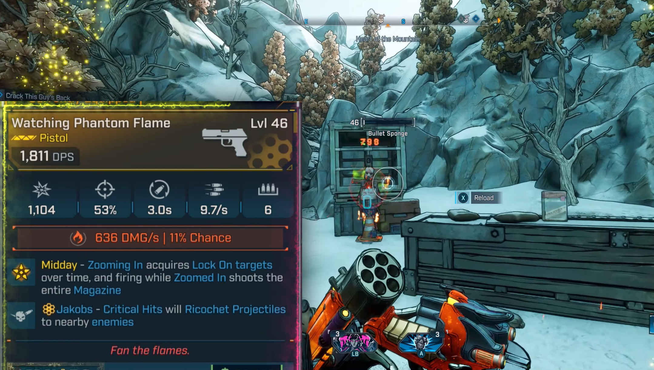 Pistol weapon overview in Borderlands 4 (Image via 2K Games)