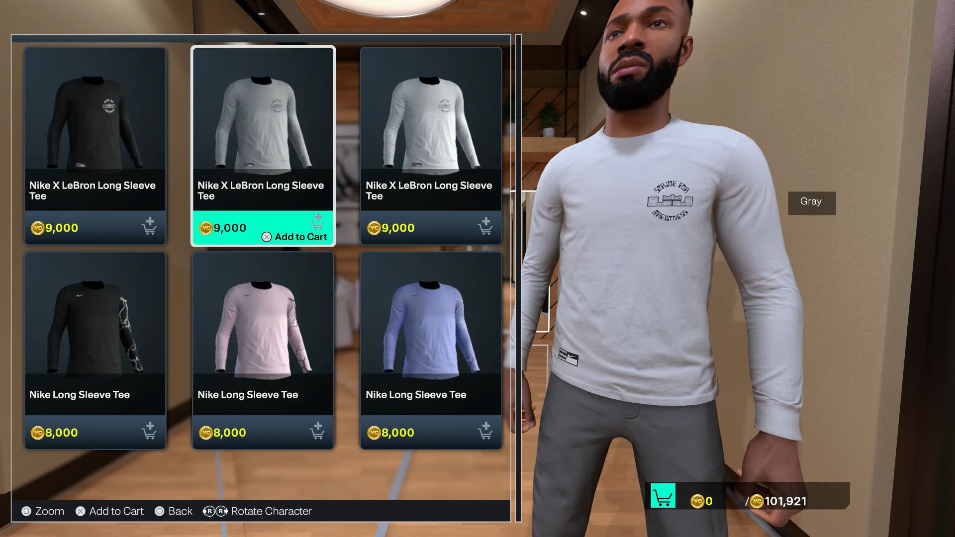 No way to access your items in different NBA titles
