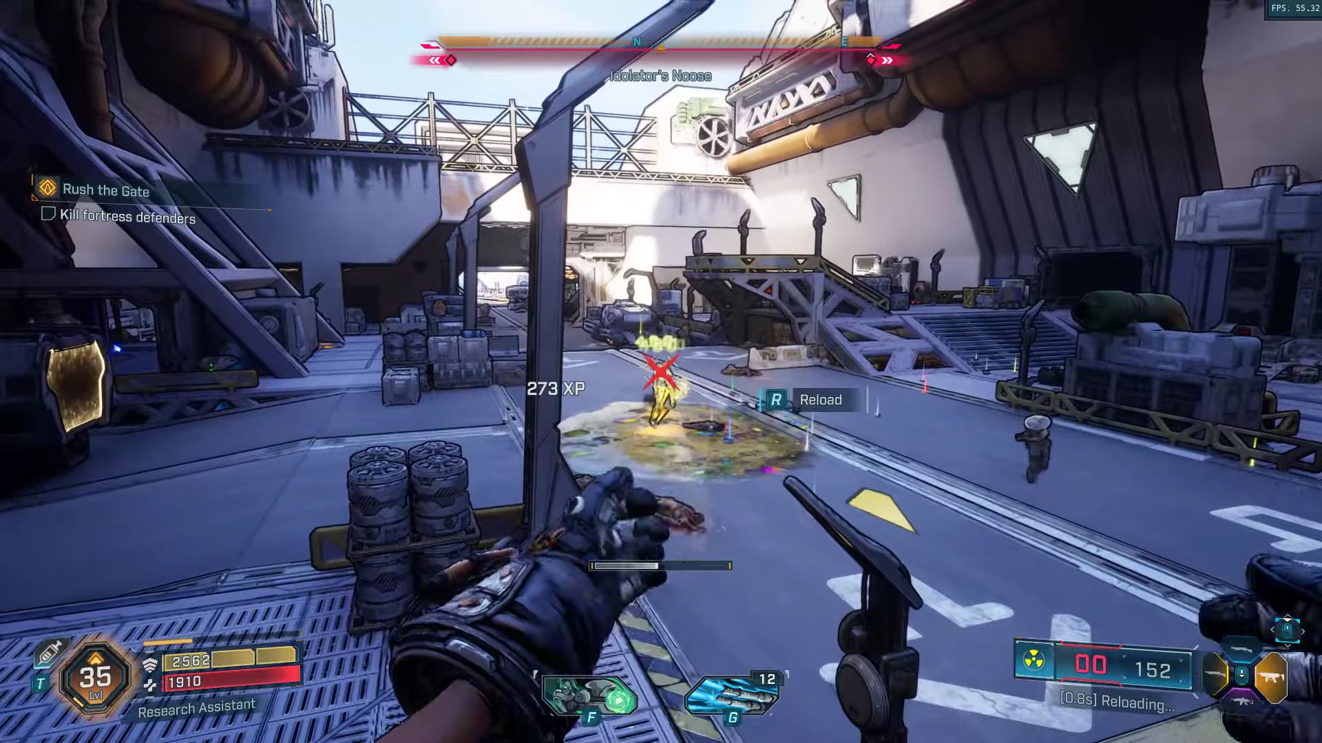 Move forward with the missile
